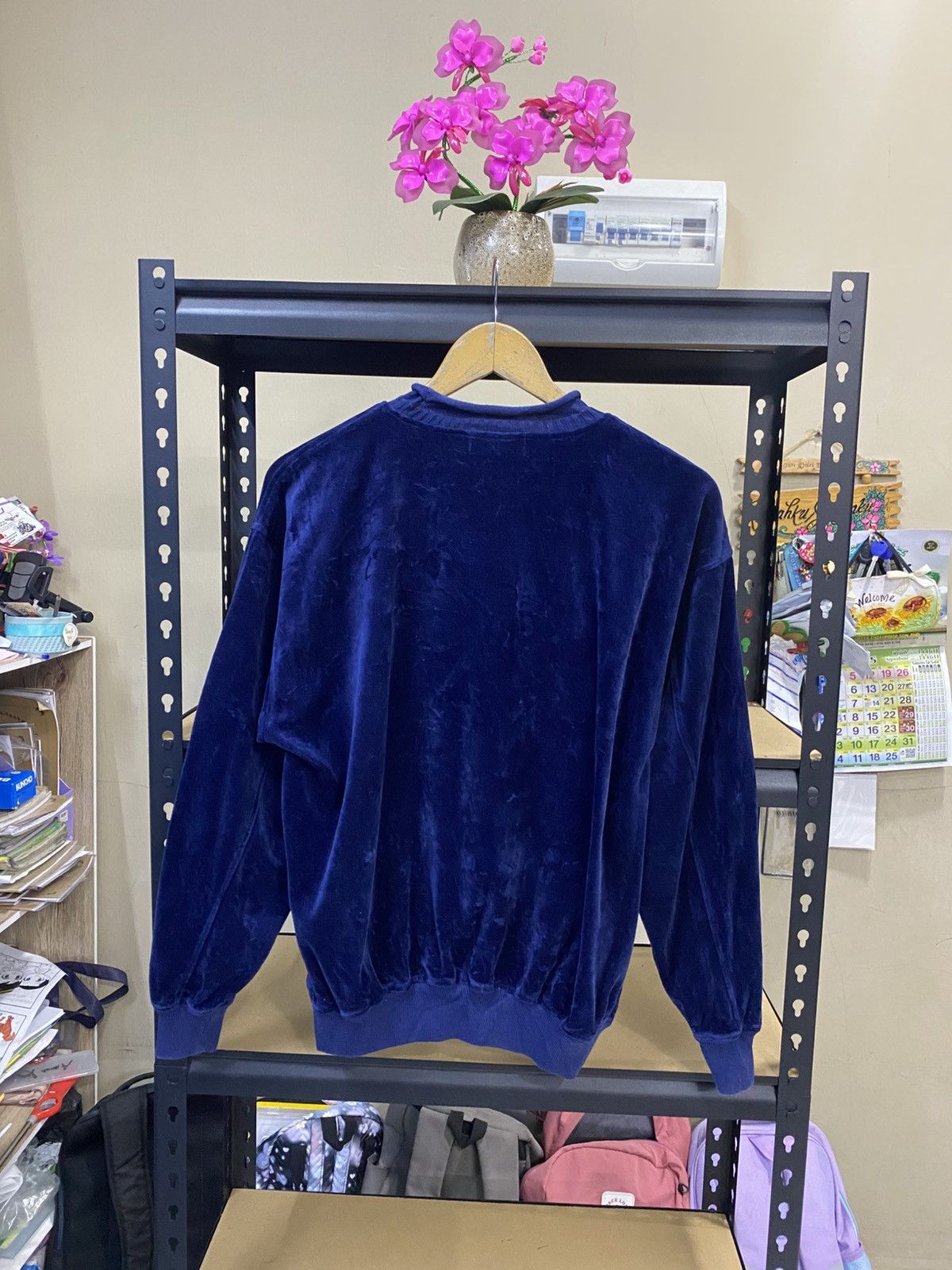Kenzo Vintage Kenzo Velvet Sweatshirt Size US M / EU 48-50 / 2 - 5 Thumbnail