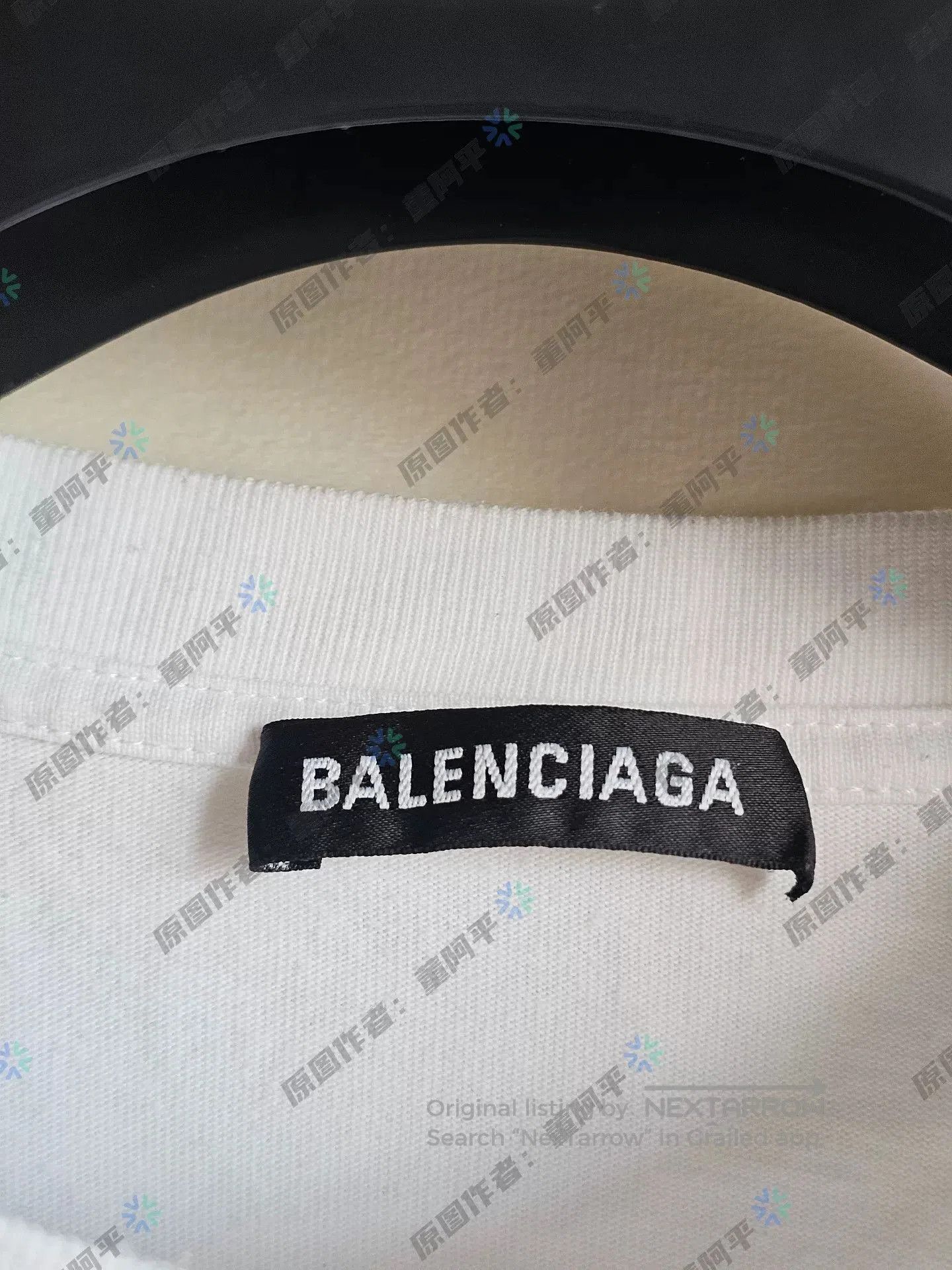 Balenciaga balenciaga white logo short sleeve t-shirt. Size US XXL / EU 58 / 5 - 3 Thumbnail