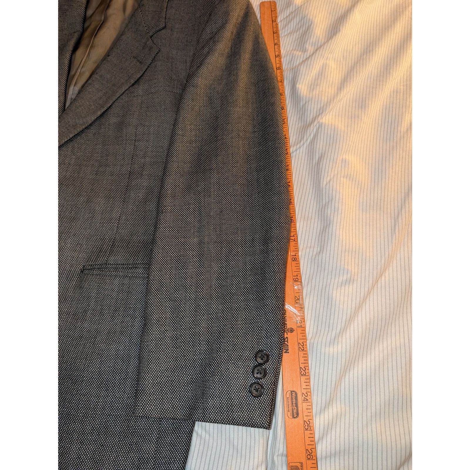 Other Vintage C&R Clothiers Bespoke Suit Wool USA 44R 39-28 pants Size 48R - 5 Thumbnail