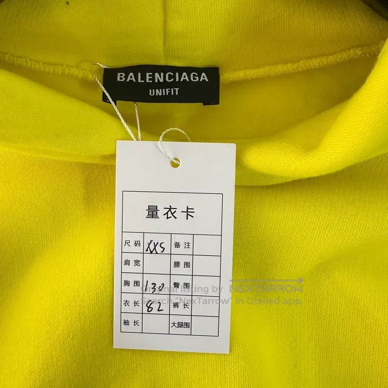 Balenciaga Balenciaga Front and back logo hooded sweatshirt Size US XXS / EU 40 - 5 Thumbnail