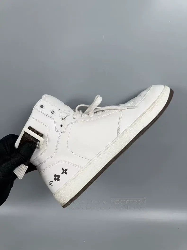 Louis Vuitton Louis Vuitton White riboli high-top casual shoes Size US 7 / EU 40 - 6 Thumbnail