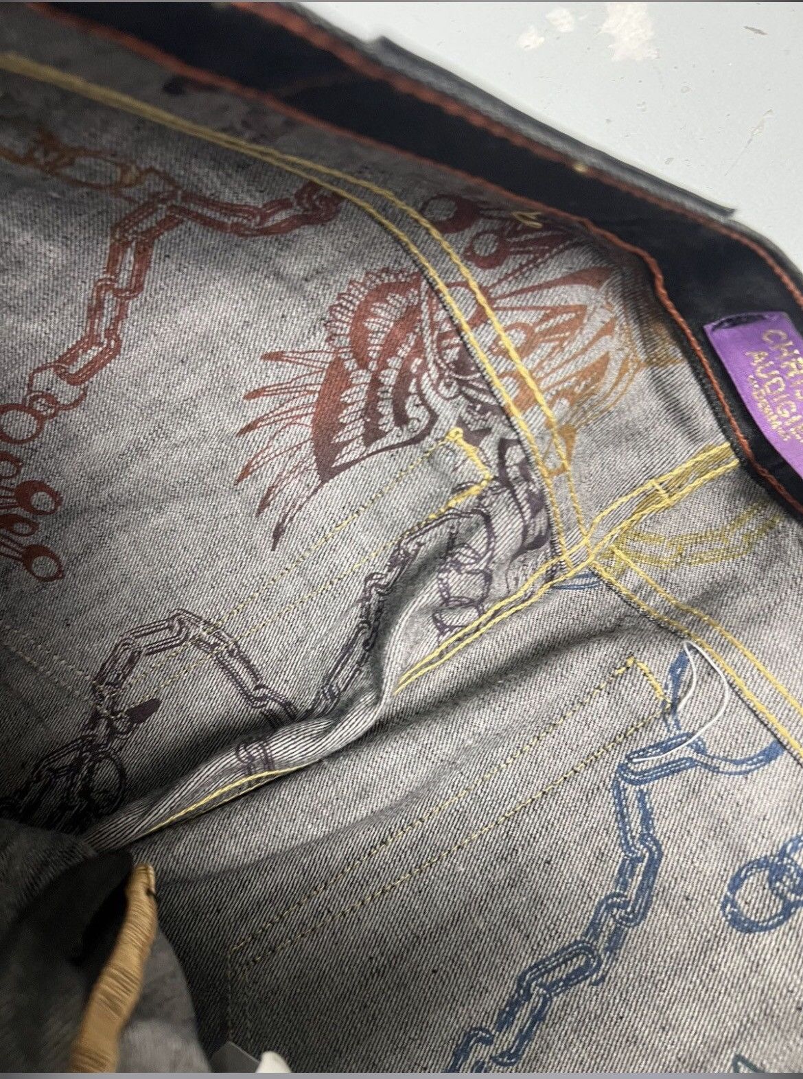 Ed Hardy Vintage Edhardy crazy baggy denim Size US 40 / EU 56 - 6 Thumbnail