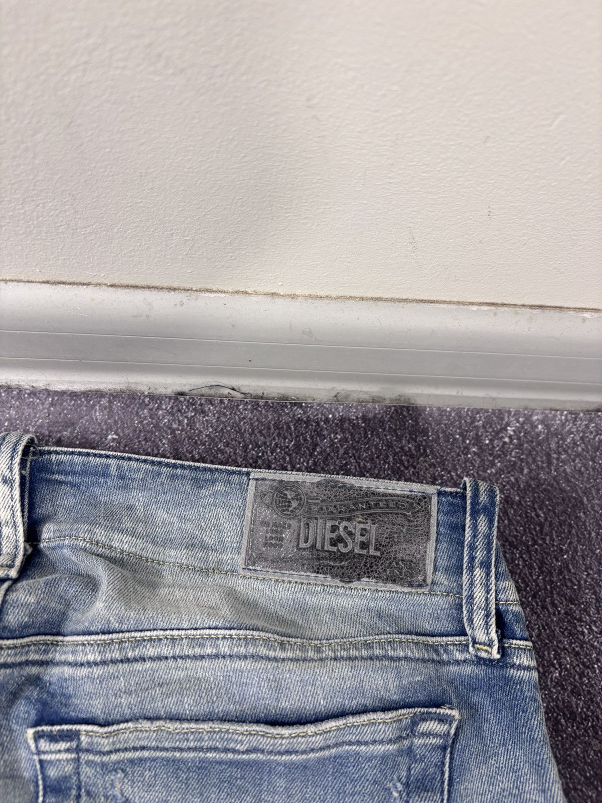 Diesel Diesel Grupee NWT Women’s Super Slim Skinny Blue Denim Jeans Size 29" - 17 Thumbnail
