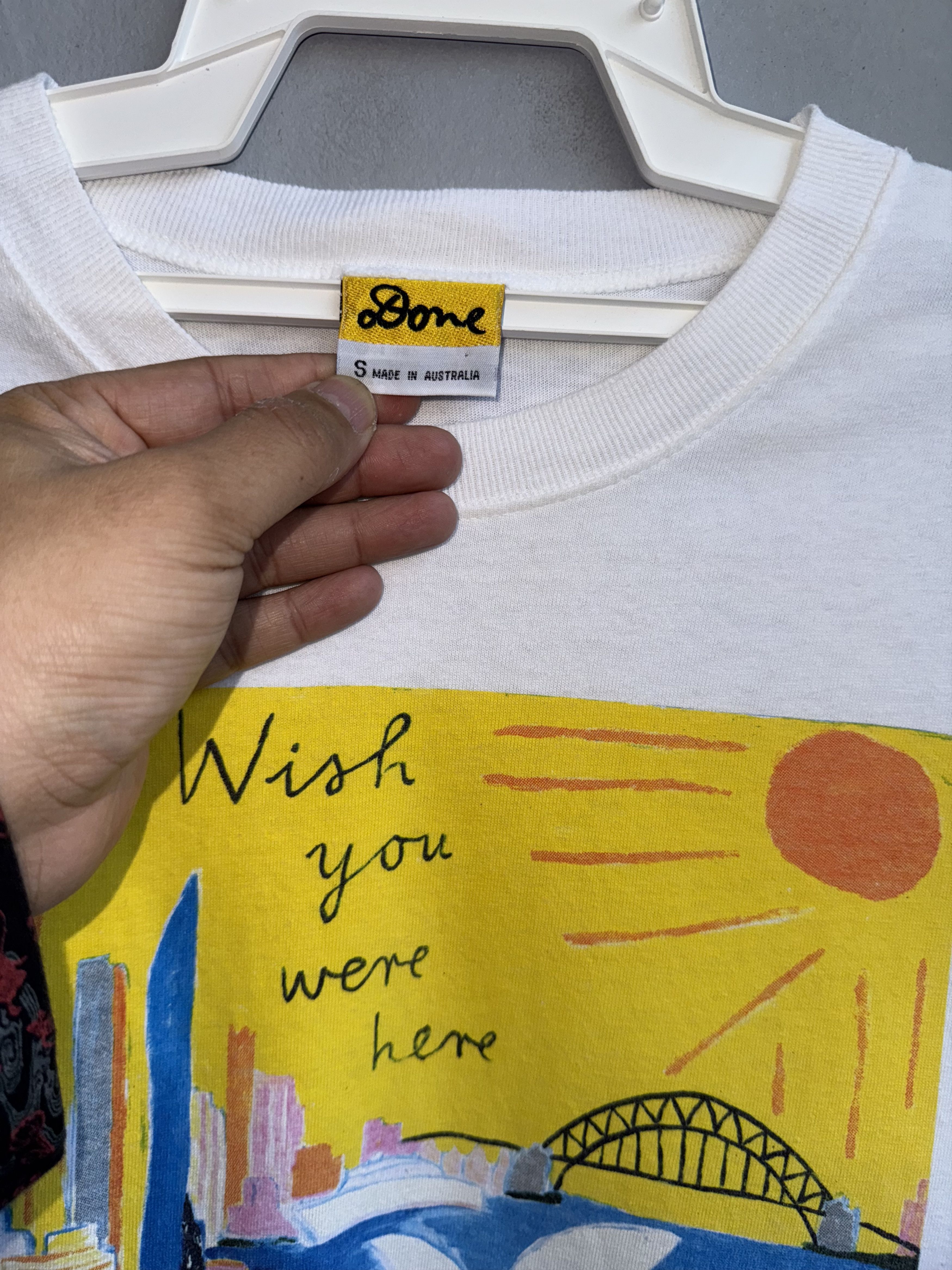 Vintage Ken Done Wish You Were Here Australia Art Vintage Shirt Size US S / EU 44-46 / 1 - 3 Thumbnail