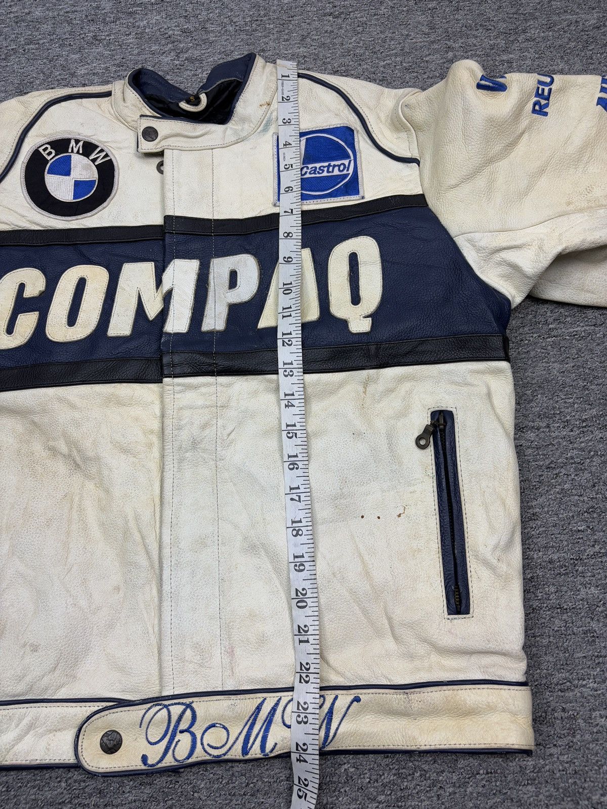 BMW Vintage BMW Leather Jacket Racing Biker Size US S / EU 44-46 / 1 - 18 Thumbnail