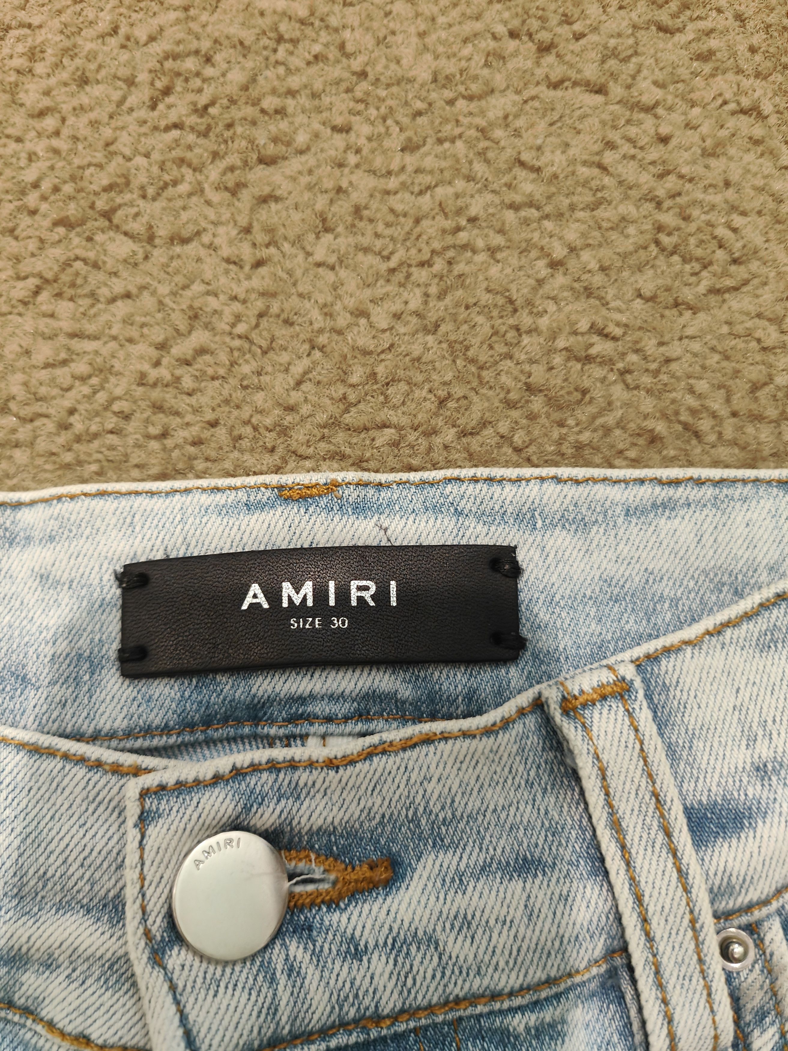 Amiri Tie Dye Mx1 Jean Sky Indigo Size US 30 / EU 46 - 6 Thumbnail