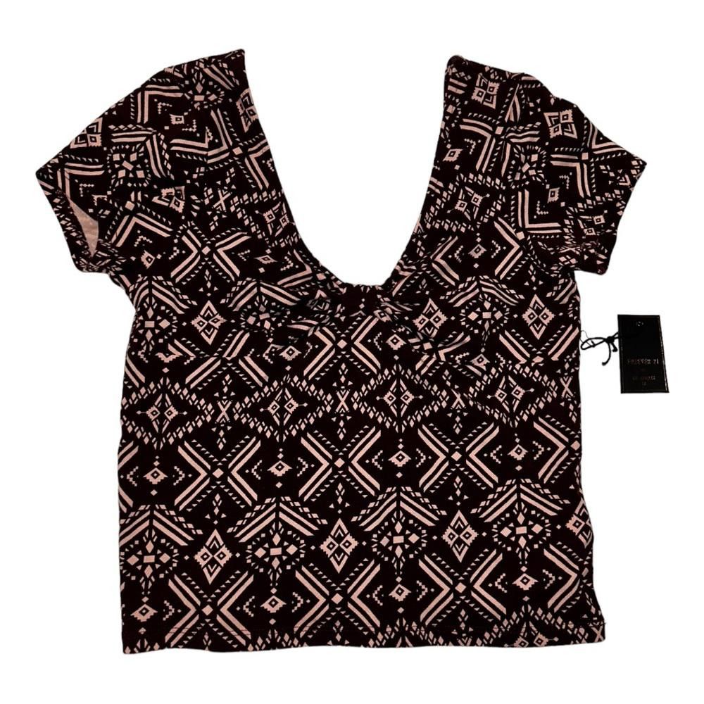Forever 21 Forever 21 l NWT Aztec Print Fitted Tee Size Large Size L / US 10 / IT 46 - 1 Thumbnail