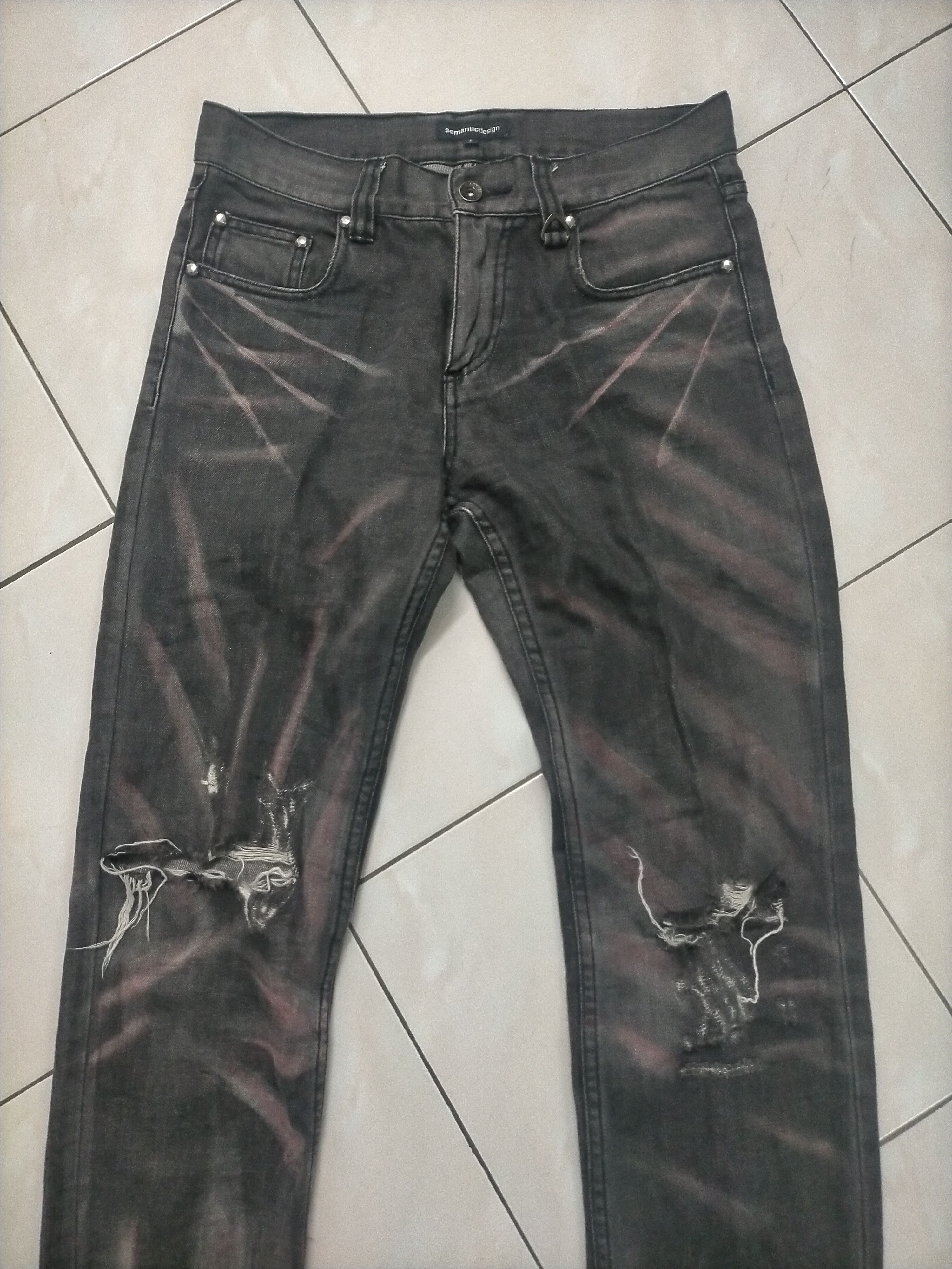 Hysteric Glamour × If Six Was Nine × semanticdesign Semantic Design Distressed Rare Design Size US 31 - 4 Thumbnail