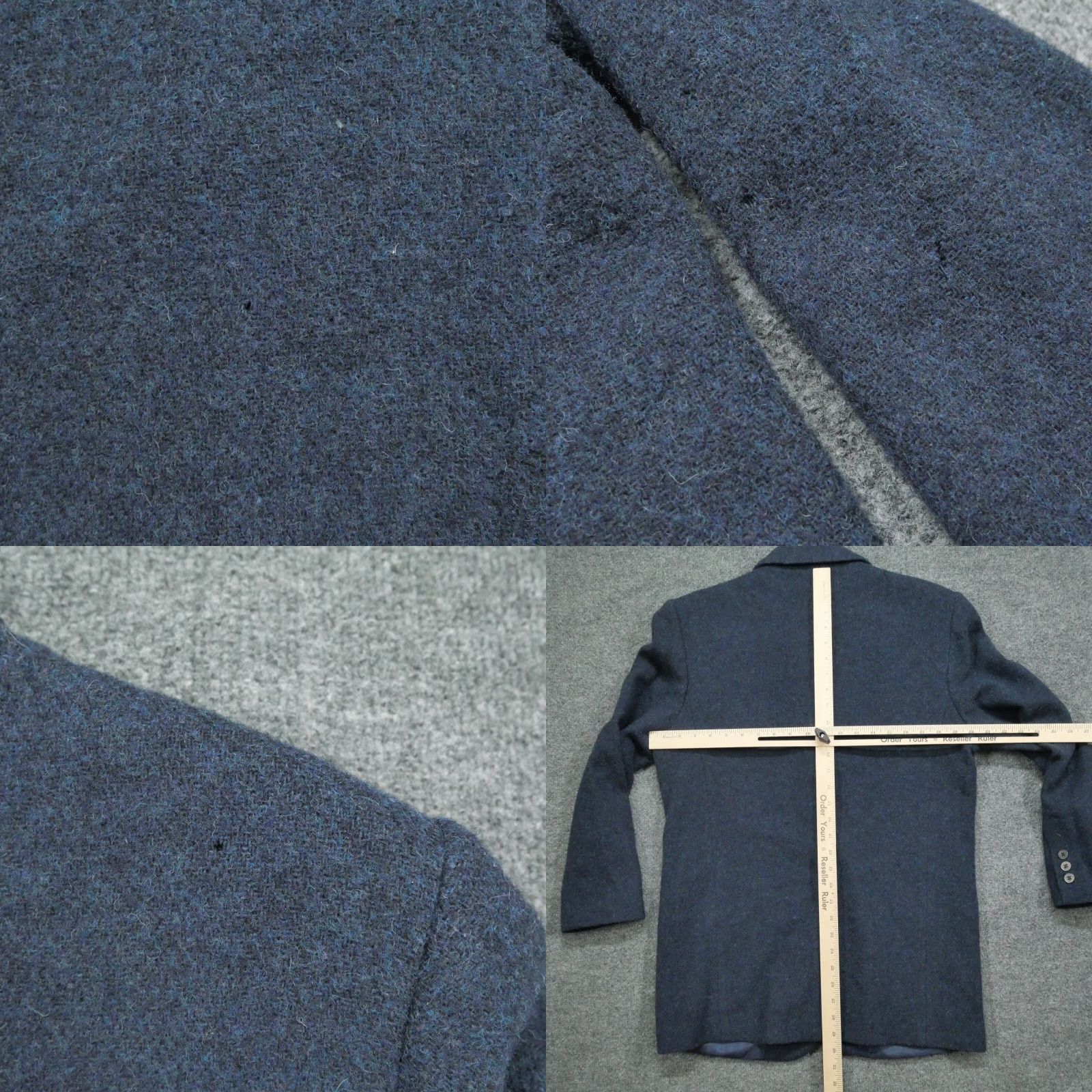 Eddie Bauer VINTAGE Eddie Bauer Jacket Womens M Blue Navy Wool Blazer 90s Career Blazer Mens? Wait. Size M / US 6-8 / IT 42-44 - 8 Thumbnail