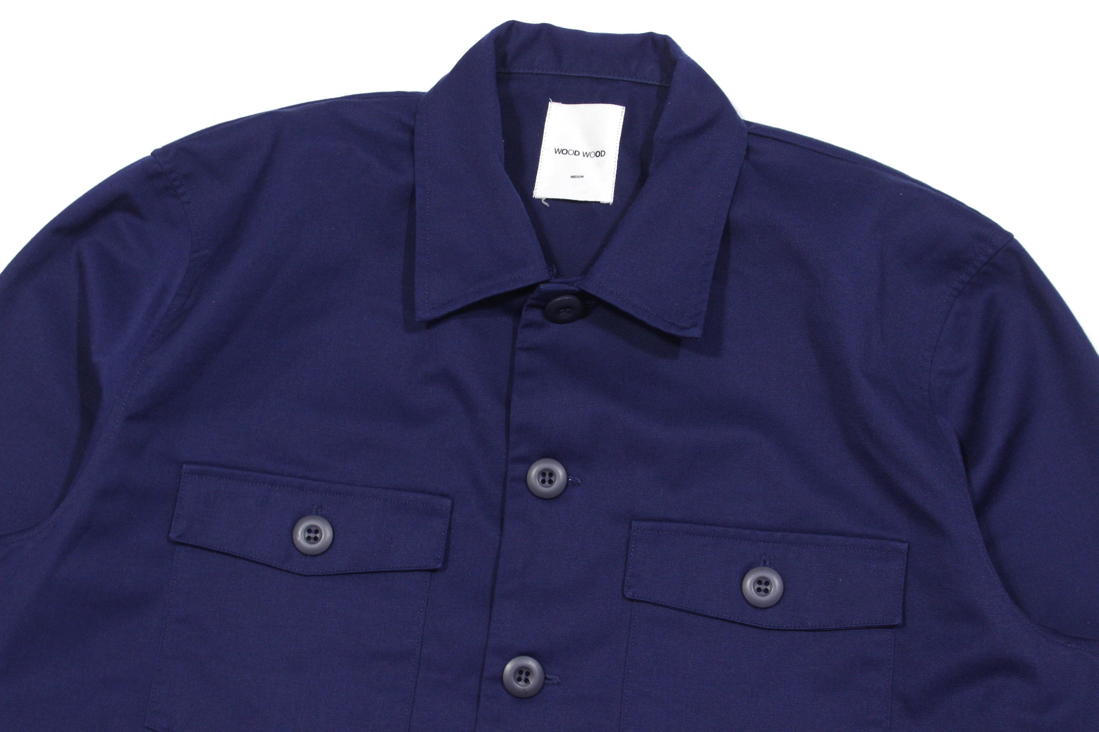 Wood Wood Romantic Big Logo Franco Overshirt Size US M / EU 48-50 / 2 - 3 Thumbnail