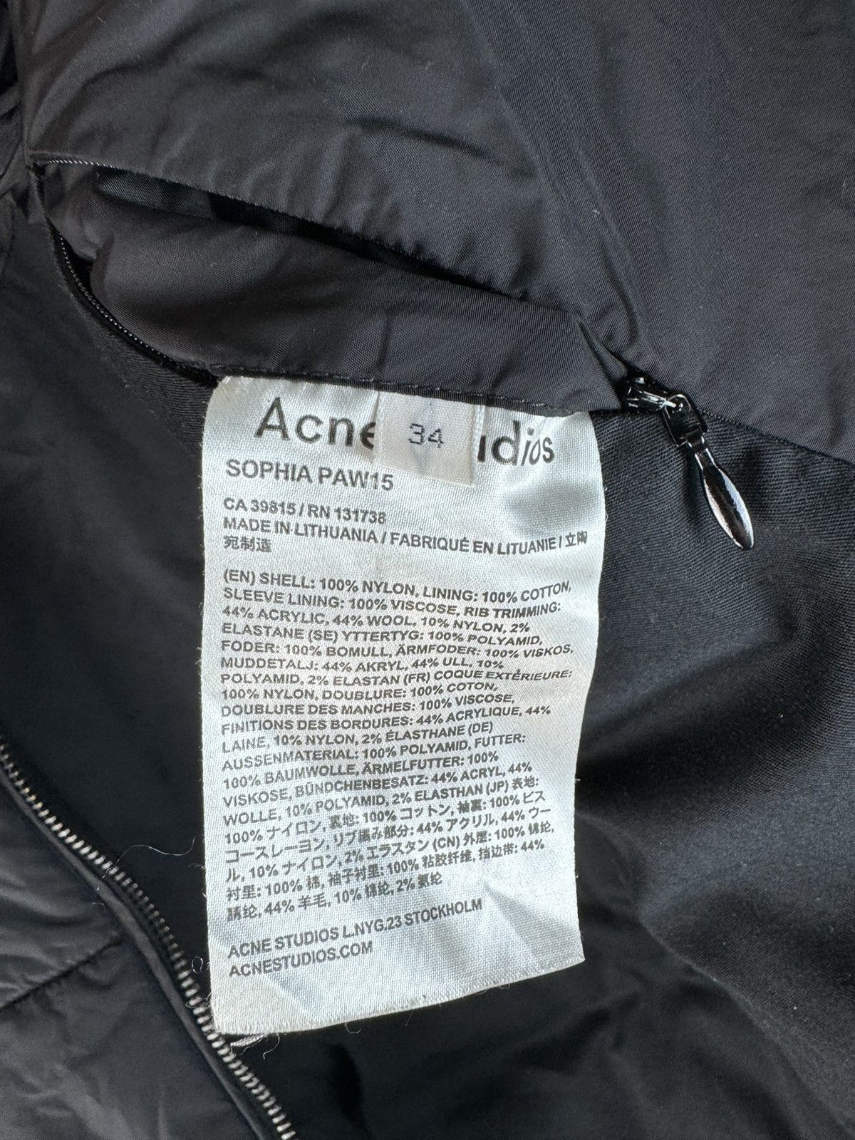 Acne Studios Acne Studios Sophia PAW15 down jacket bomber women puffer Size XXS / US 00 / IT 34 - 5 Thumbnail