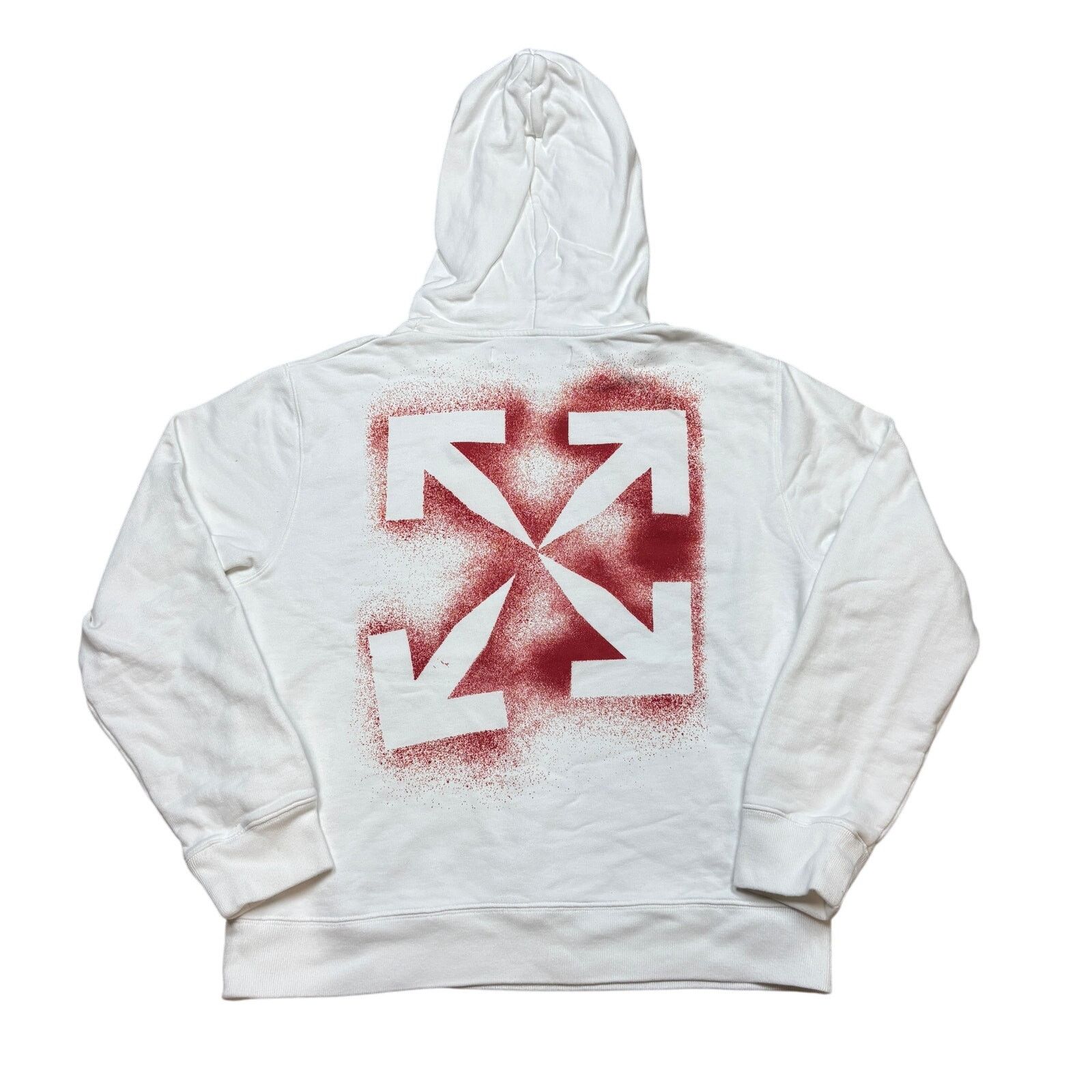 Off-White Off-White Main Label Virgil Abloh Stencil Arrows Hoodie XL Size US XL / EU 56 / 4 - 1 Thumbnail
