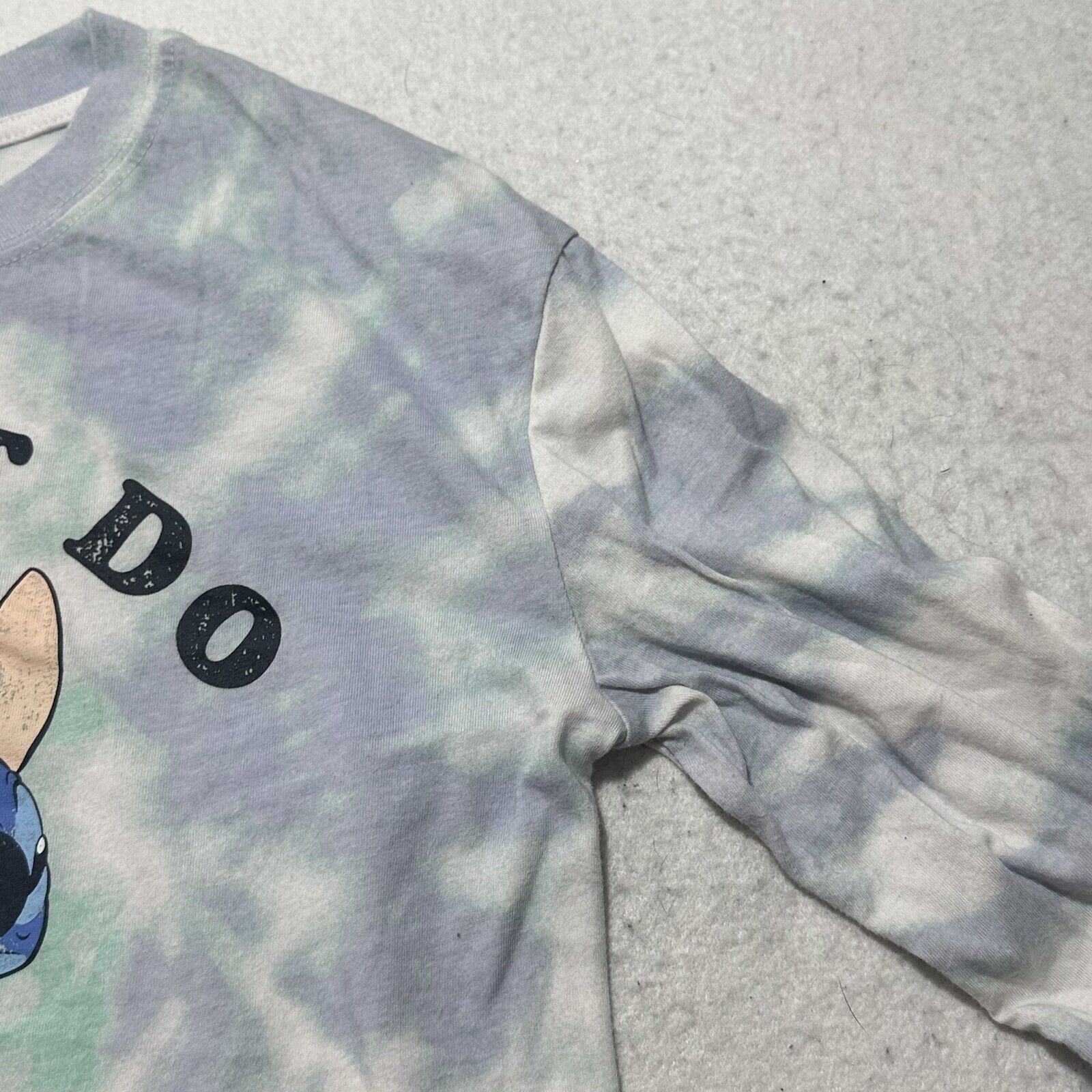Disney Disney Lilo & Stitch XS Blue Tie-Dye Graphic T Shirt Size XS / US 0-2 / IT 36-38 - 4 Thumbnail