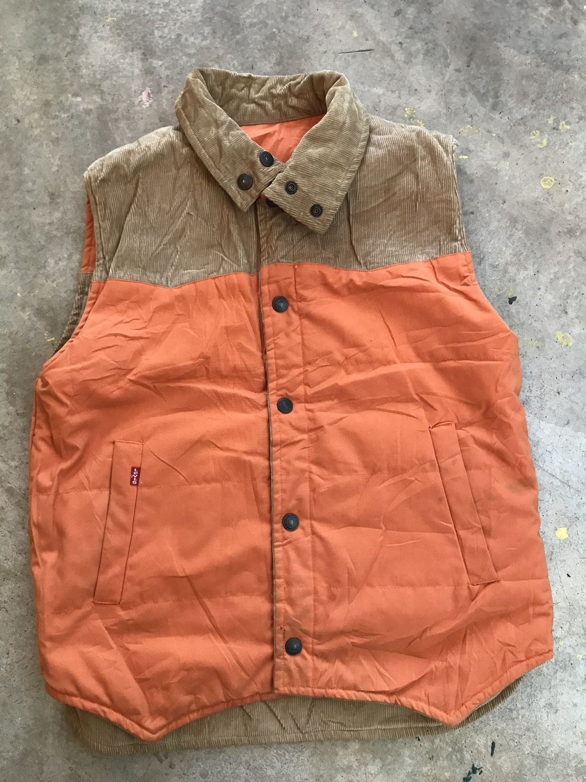 Levi's Vintage Clothing Vintage Levis Reversible Vest Nice Item Size US M / EU 48-50 / 2 - 2 Thumbnail