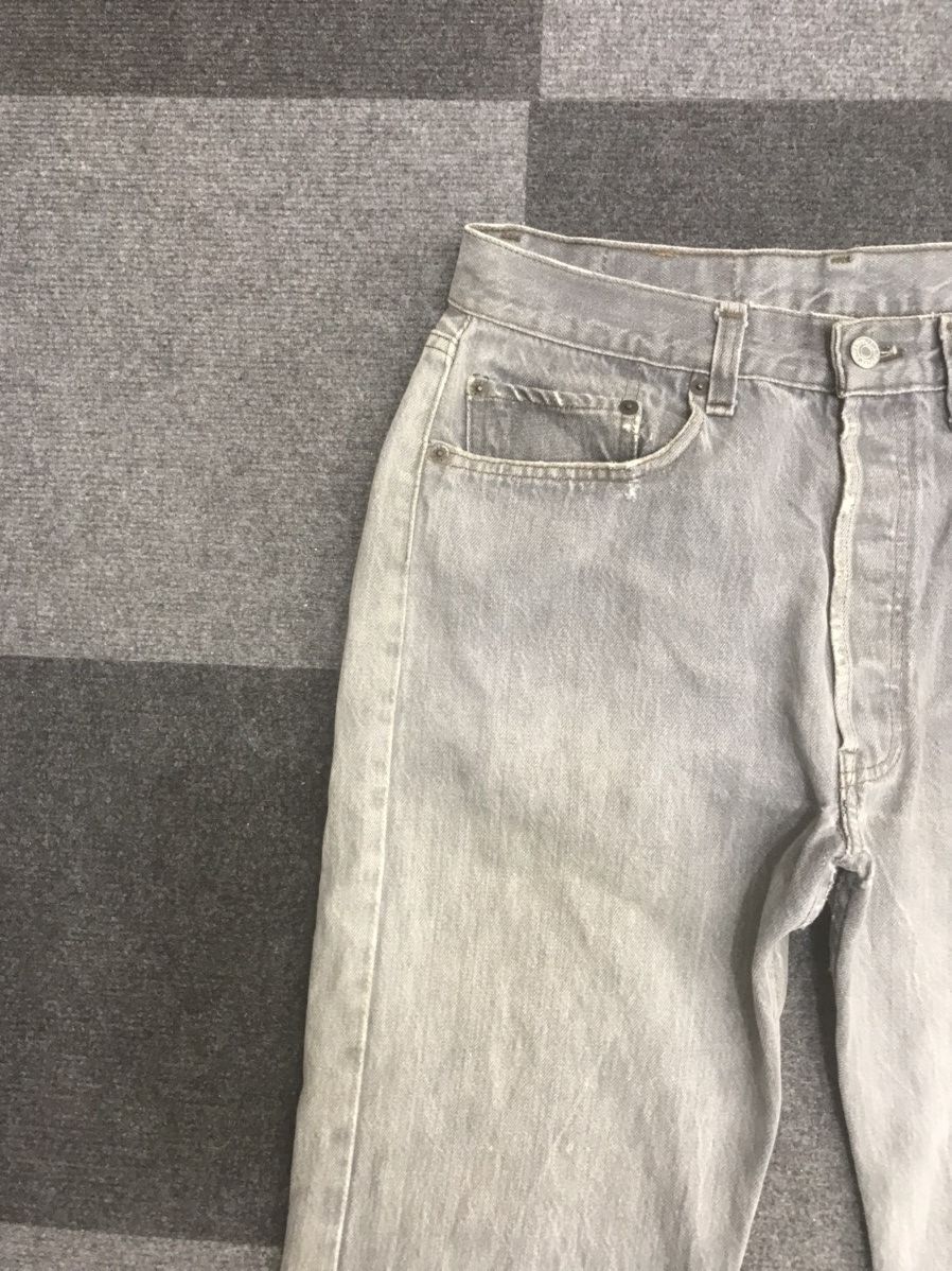 Levi's Vintage Levis 501 Regular Washed Black Jeans Size US 30 / EU 46 - 3 Thumbnail