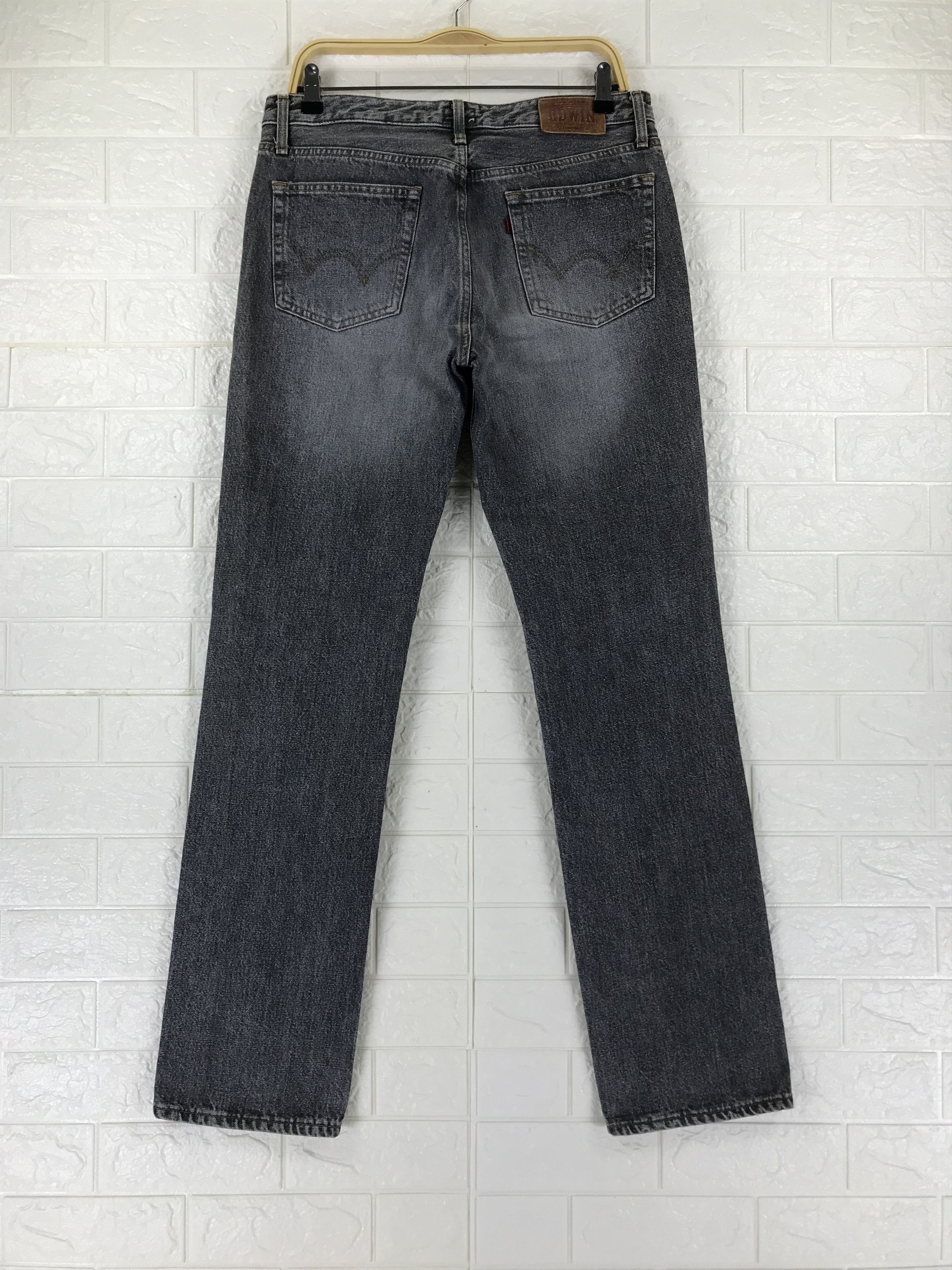 Edwin Vintage Edwin 503 Regular Faded Black Jeans Size US 32 / EU 48 - 5 Thumbnail