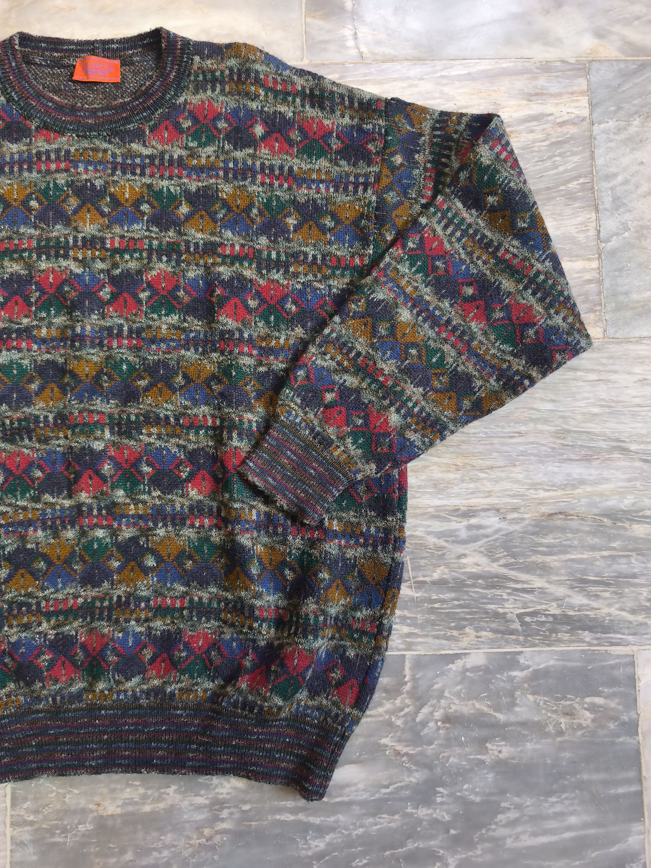 Missoni Vintage Missoni Example Knit Sweater Size US XL / EU 56 / 4 - 3 Thumbnail