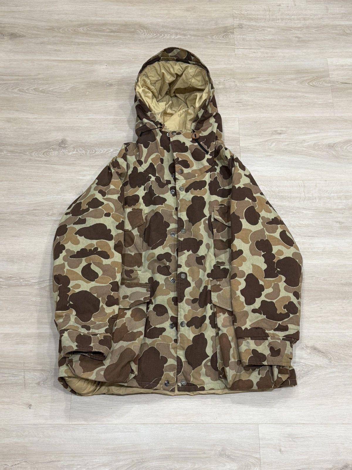 Cabelas Vintage Cabelas Duck Camo Gore Tex Parka Jacket Size US XL / EU 56 / 4 - 1 Thumbnail