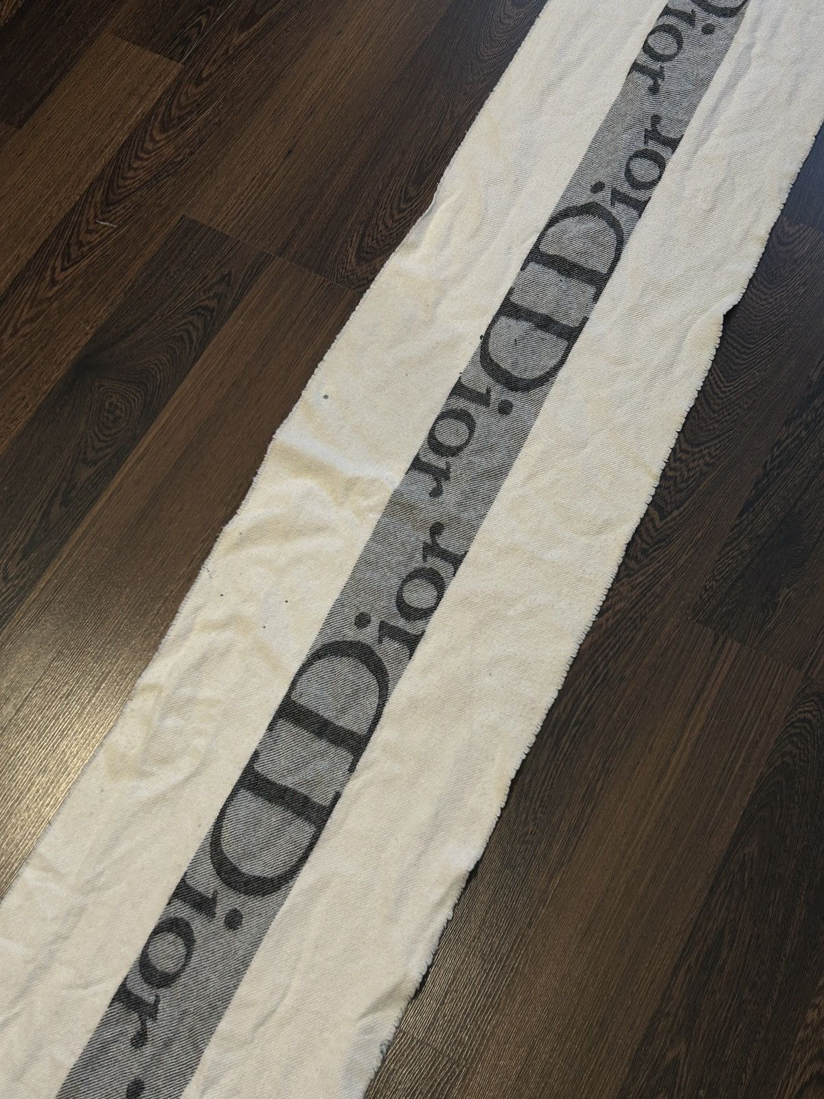 Dior Dior monogram wool scarf white beige rare Size ONE SIZE - 6 Thumbnail