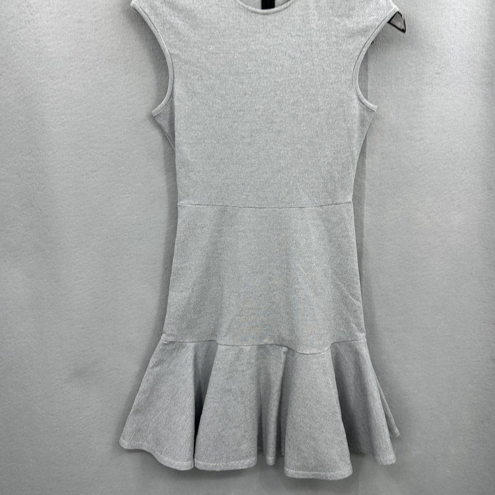 Theory Theory Dress Womens 2 Ponte Essential Flare Fit Flounce Mini Quiet Luxury Preppy Size XS / US 0-2 / IT 36-38 - 3 Thumbnail