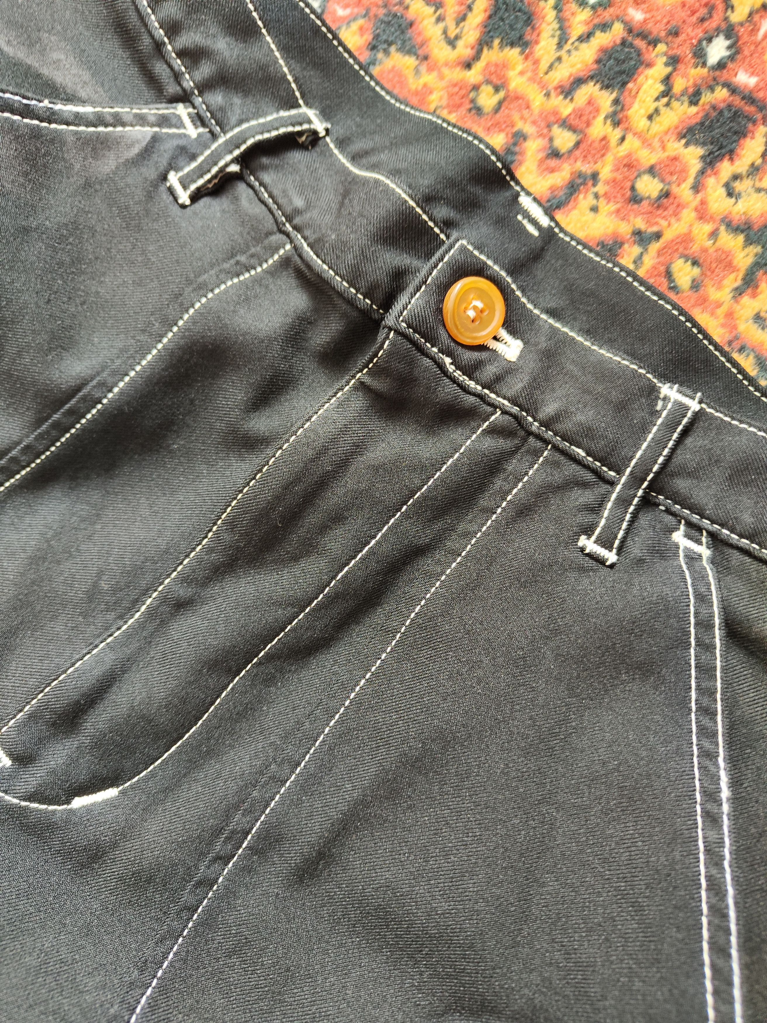 Comme des Garcons Asymmetrical poly pants.Like Jacquemus or Devoa Size US 32 / EU 48 - 4 Thumbnail