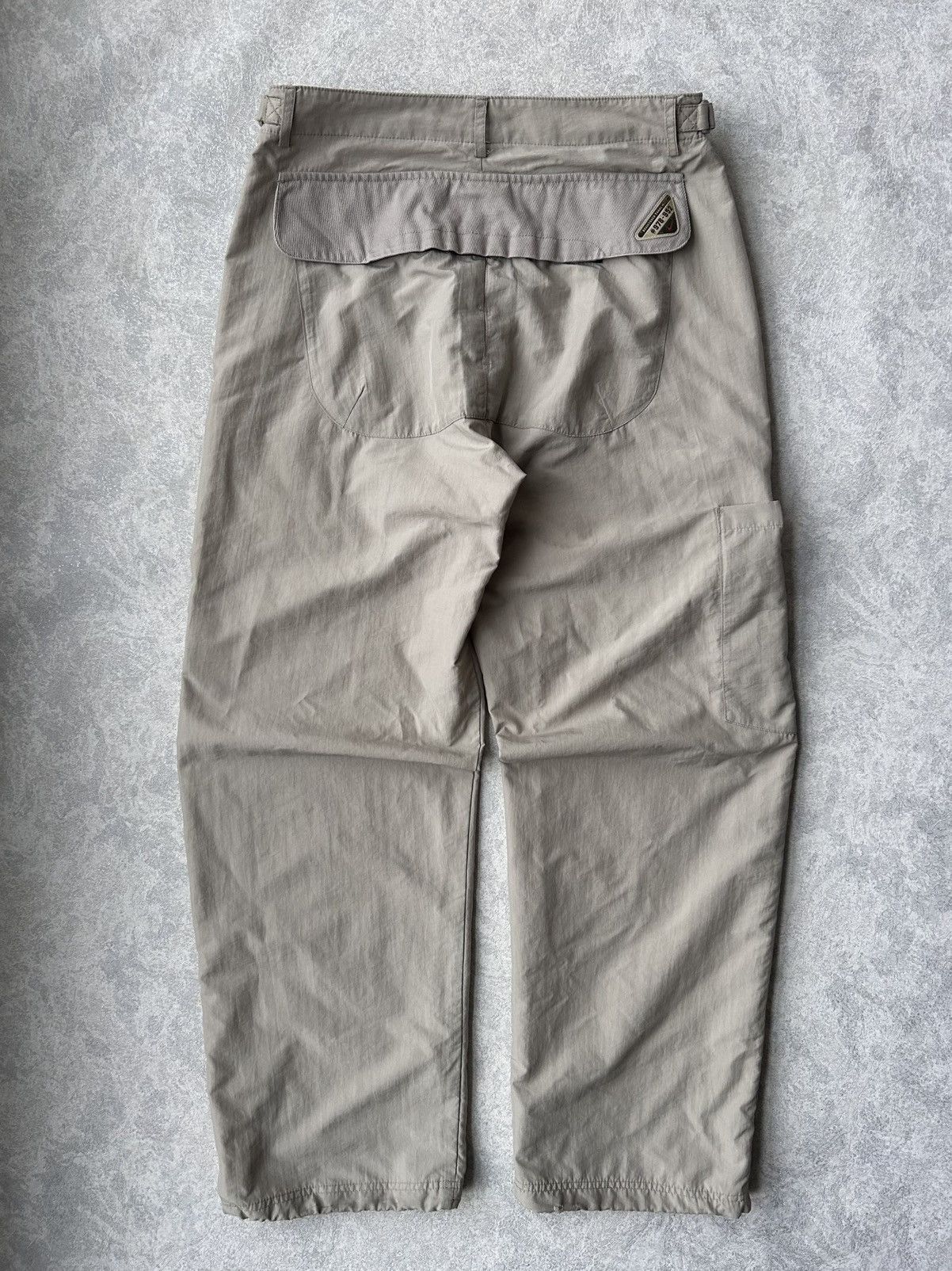 Nike Vintage 90s Nike Swoosh Baggy Parachute Track Pants Size US 34 / EU 50 - 14 Thumbnail