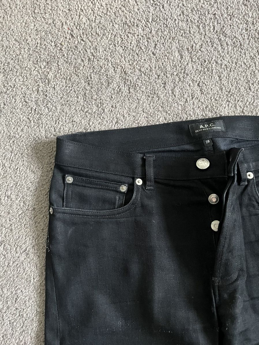A.P.C. APC Petite New Standards Black Jeans Size US 28 / EU 44 - 6 Thumbnail