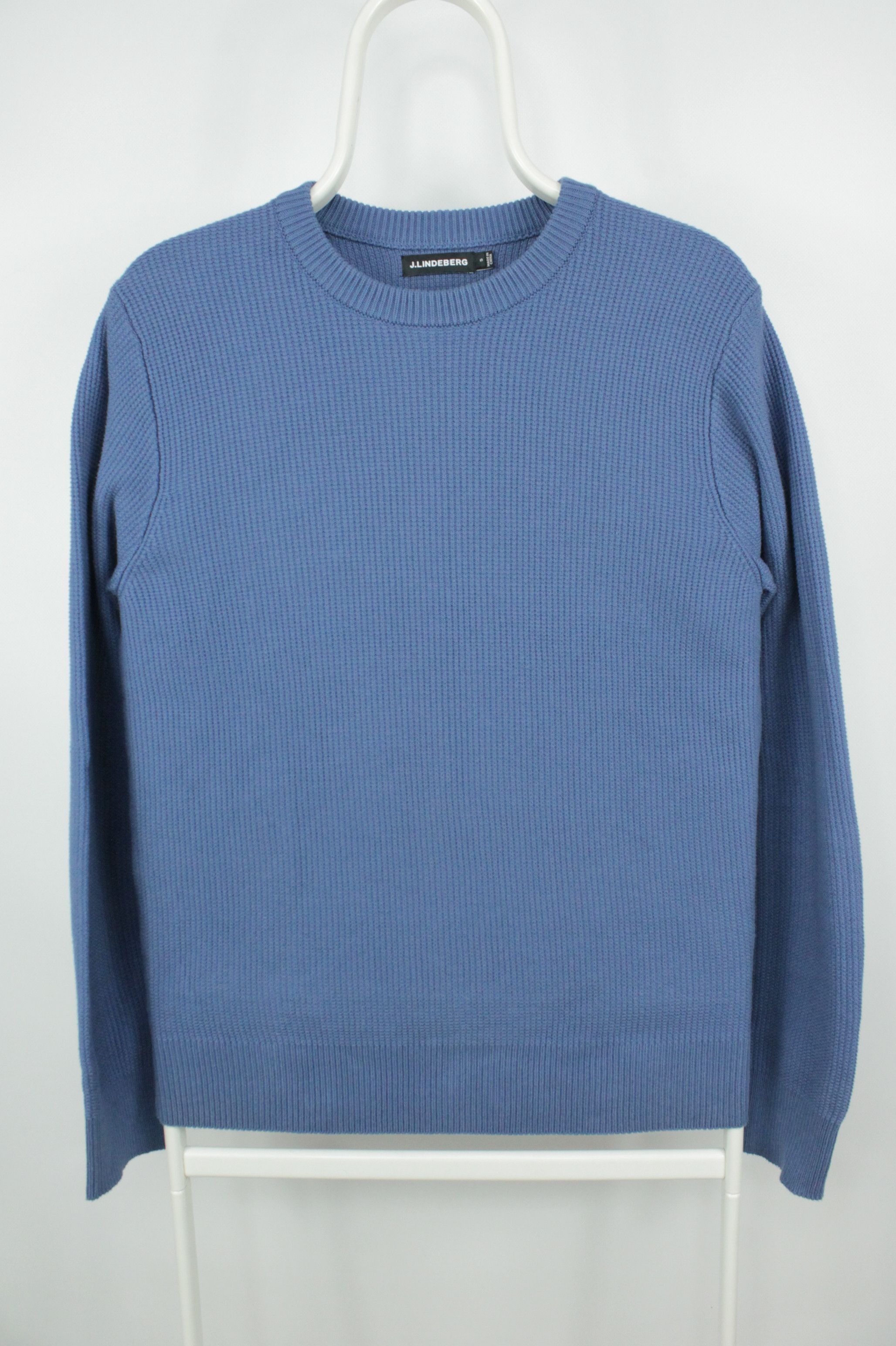 J.Lindeberg J.Lindeberg Arthur Knit Blue Org Cotton Pullover Sweater Size US S / EU 44-46 / 1 - 4 Thumbnail