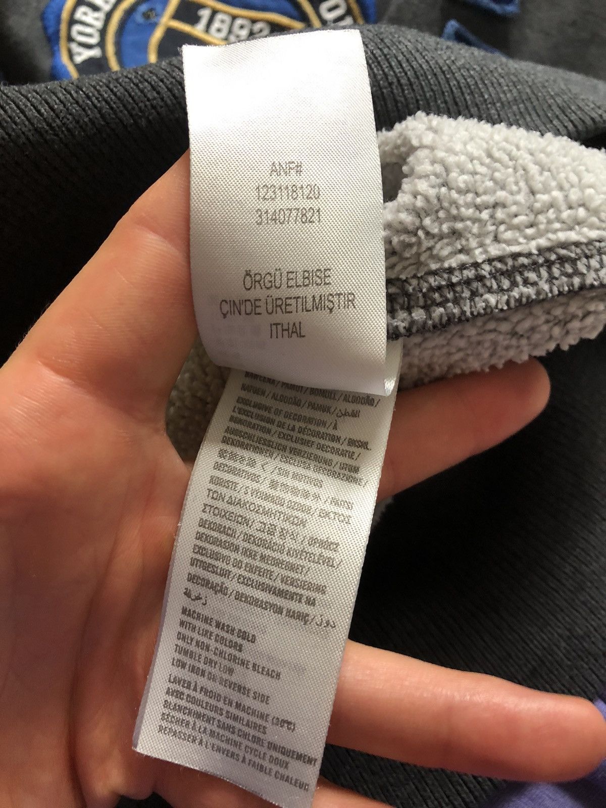Abercrombie & Fitch ABERCROMBIE & FITCH VINTAGE HOODIE Size US XL / EU 56 / 4 - 5 Thumbnail