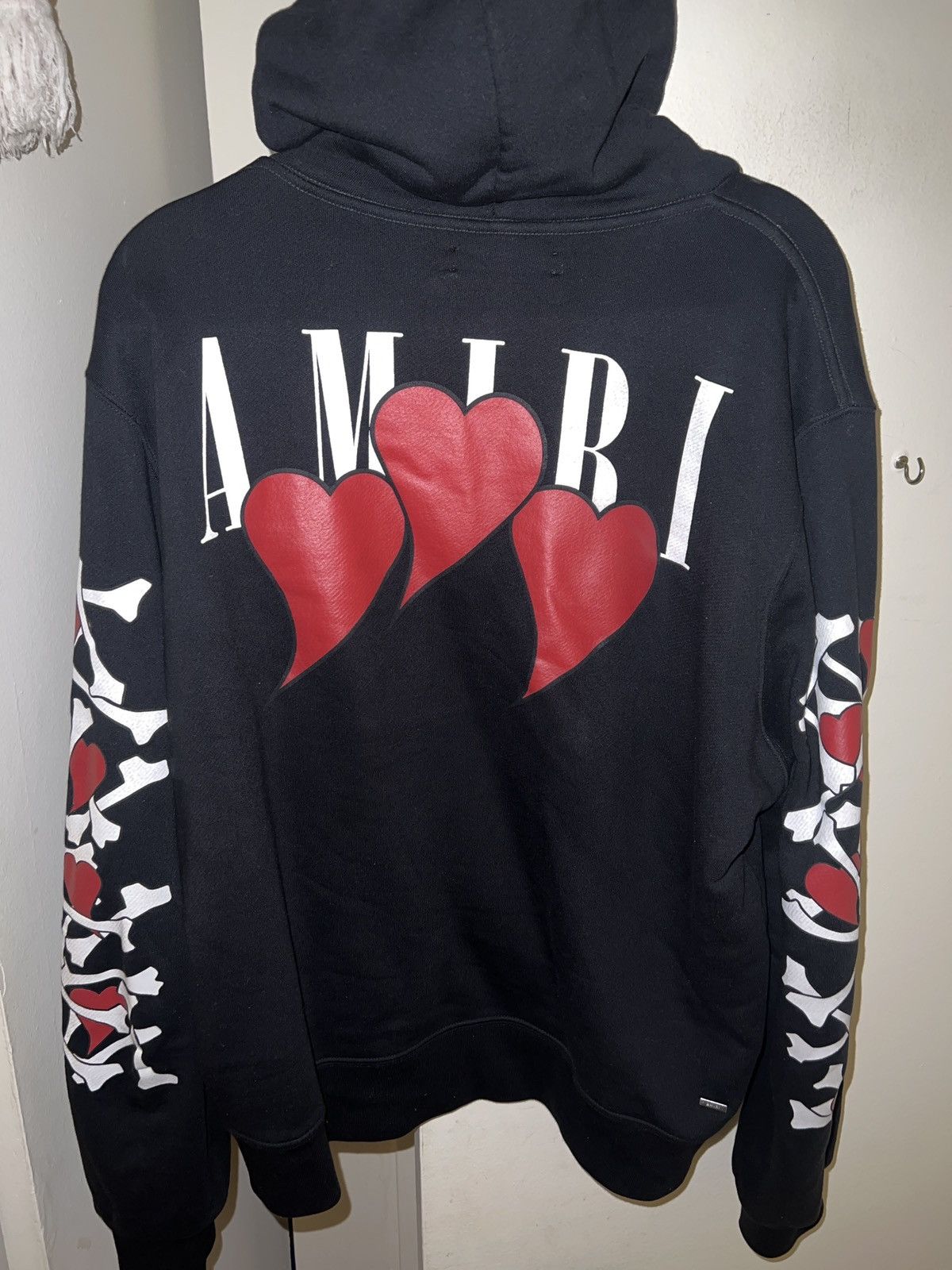 Amiri AMIRI 3 Hearts Bones Hoodie Size US L / EU 52-54 / 3 - 1 Thumbnail