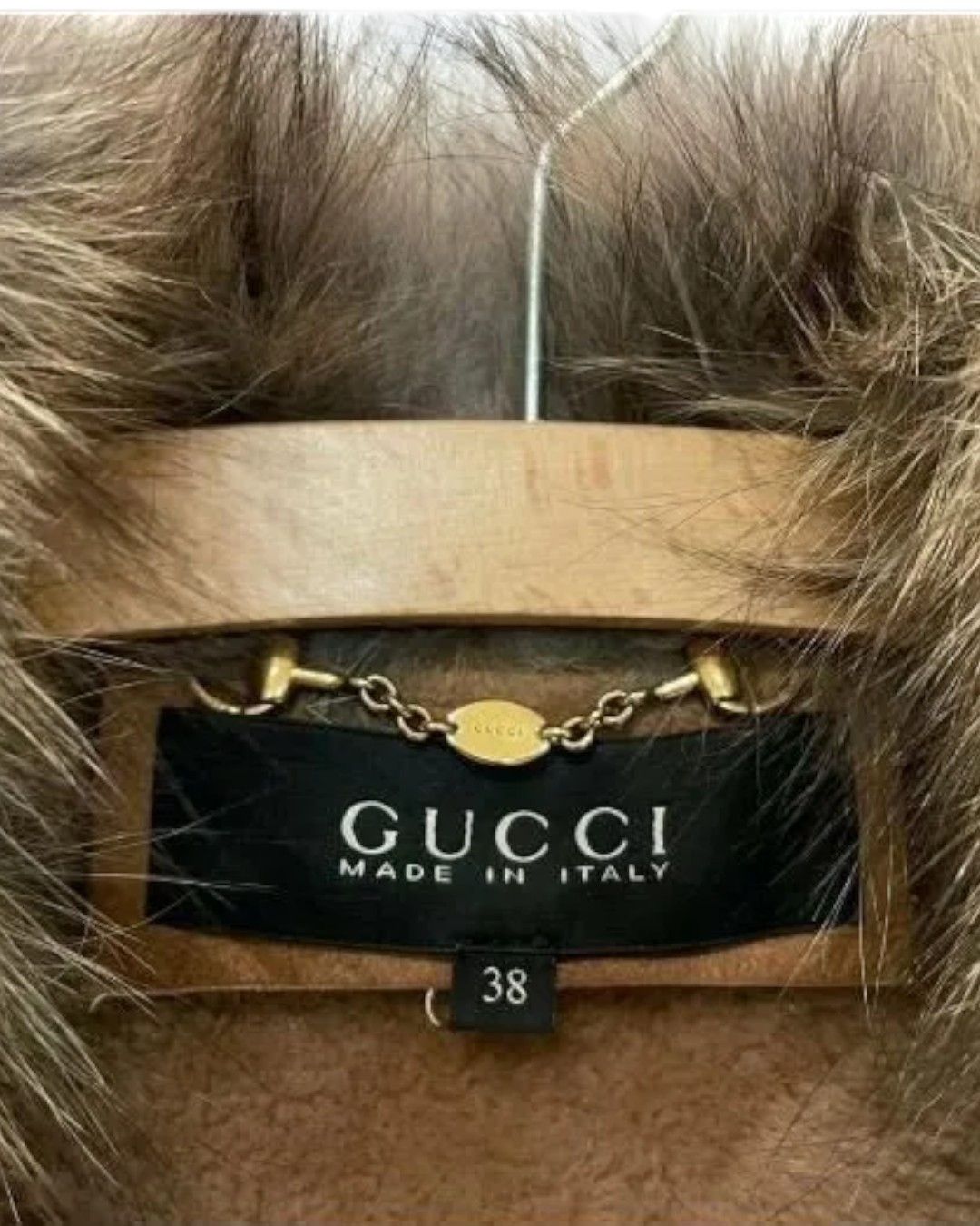 Gucci SHEARLING SUEDE LEATHER FOX FUR COLLAR BELTED COAT Size XS / US 0-2 / IT 36-38 - 5 Thumbnail
