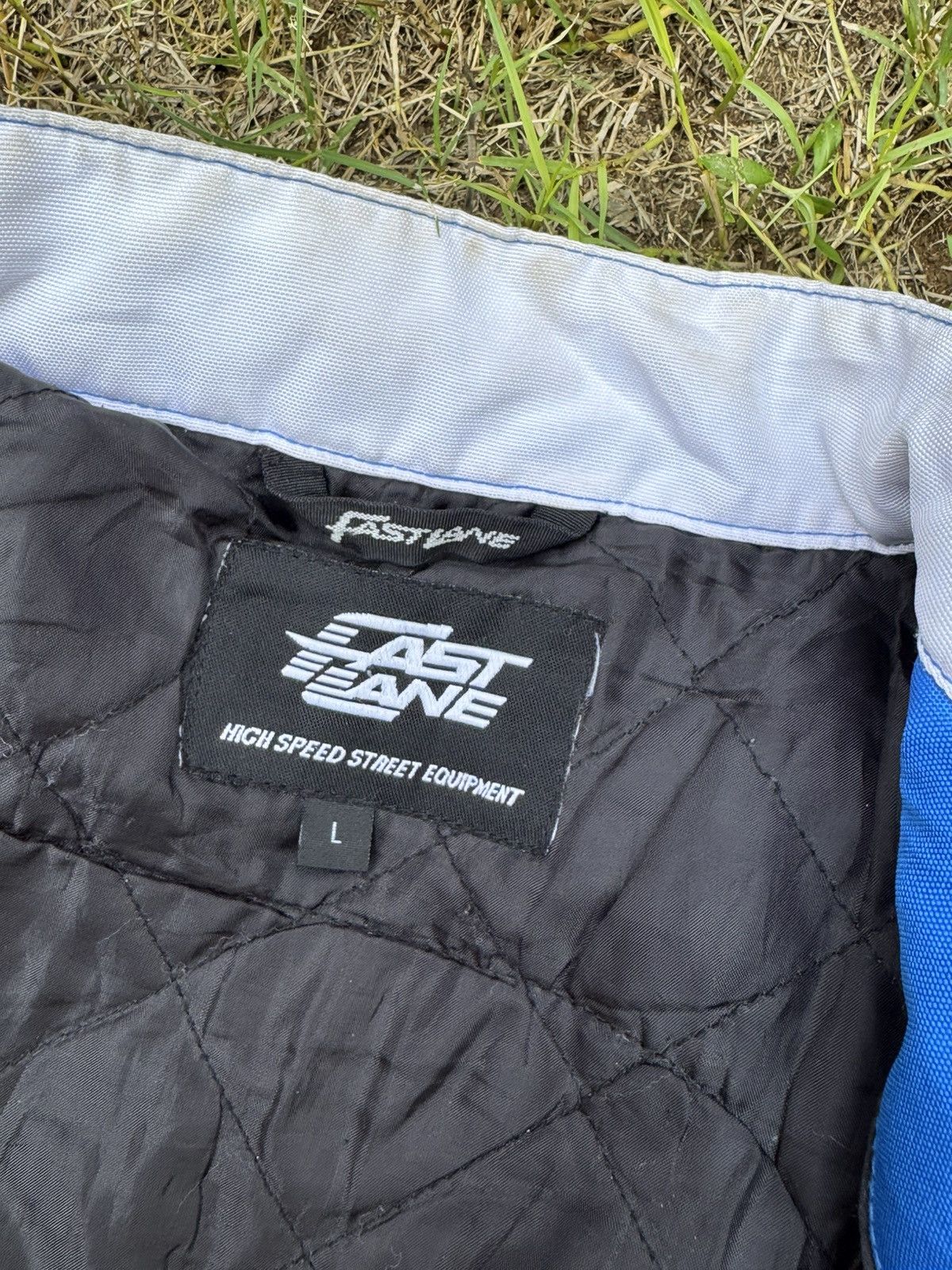 Vintage Jacket Fast lane Speed Freak vintage racing blue Racing Size US L / EU 52-54 / 3 - 10 Thumbnail