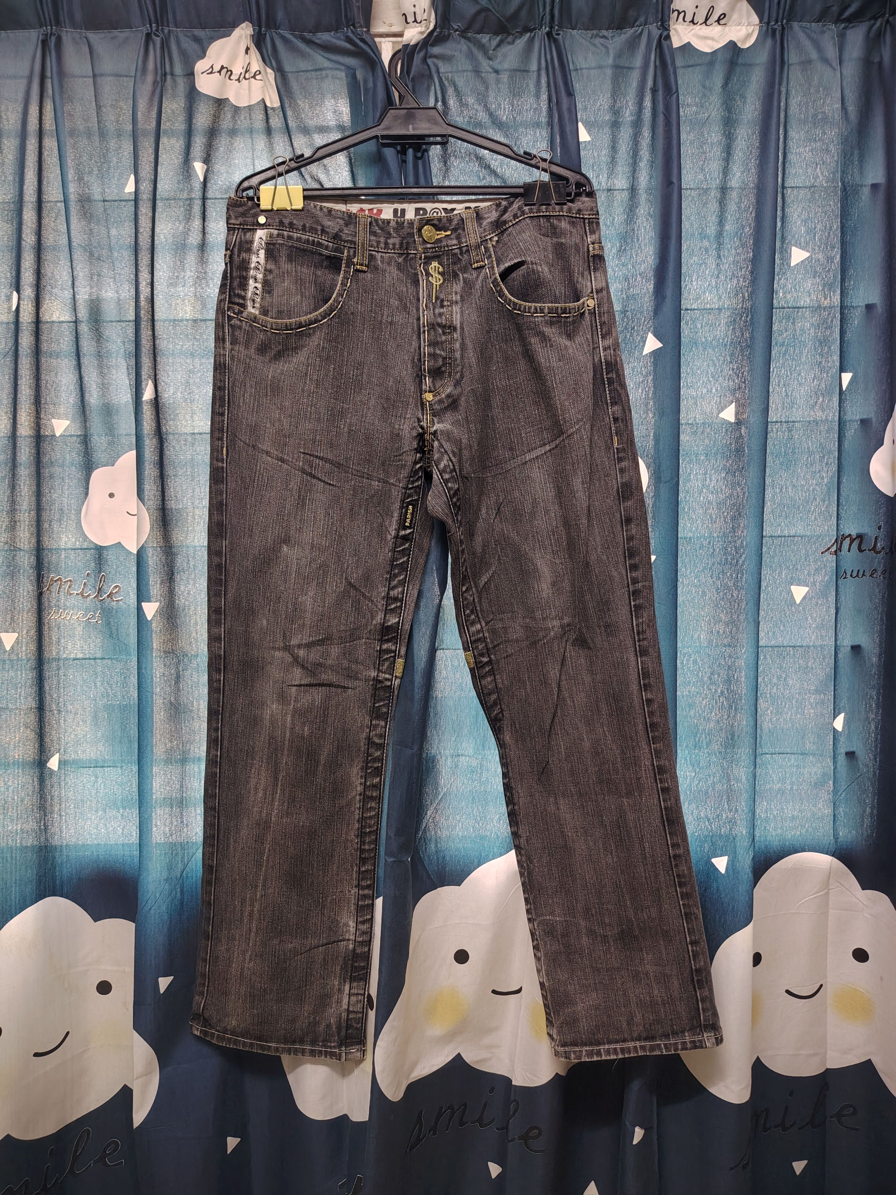 Tribal Streetwear PARISH EMBROIDERY LOGO JEANS Size US 34 / EU 50 - 2 Thumbnail