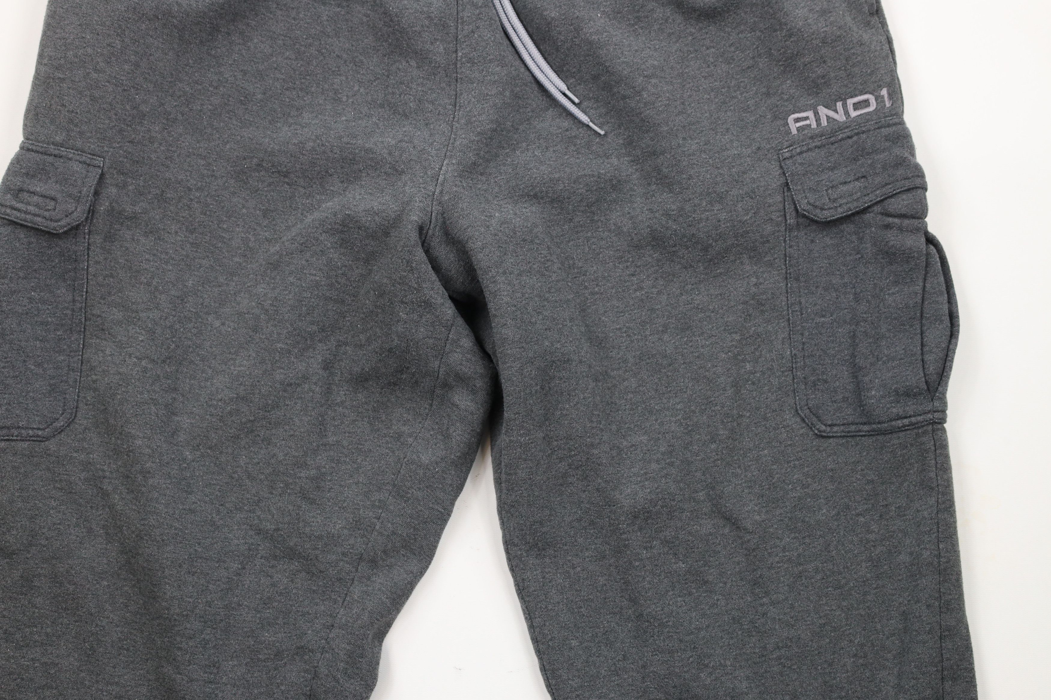 Vintage Vintage AND1 And One Out Wide Leg Cargo Sweatpants Gray Size US 40 / EU 56 - 3 Thumbnail