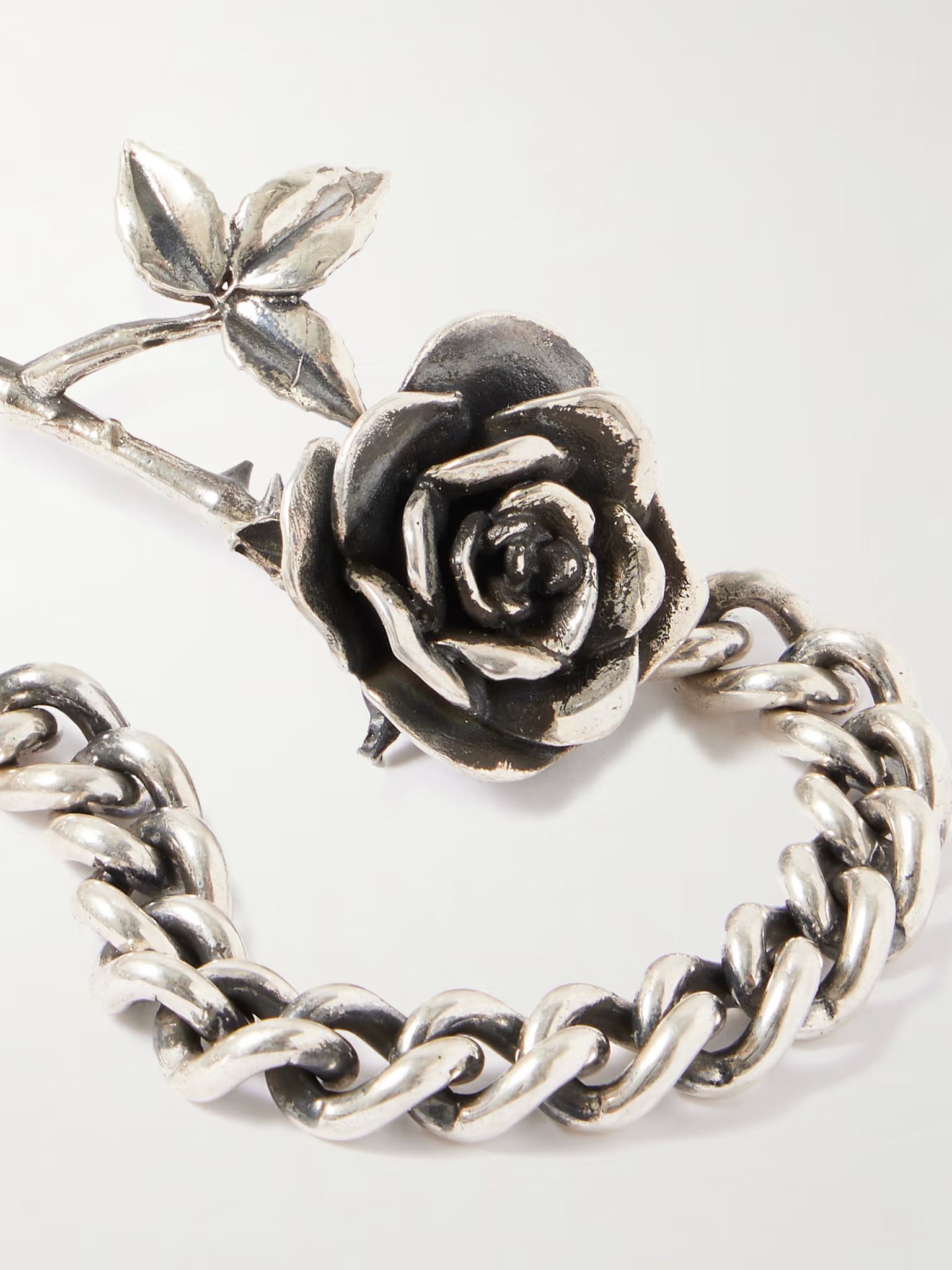 Enfants Riches Deprimes ERD Silver Rose Bracelet | Grailed