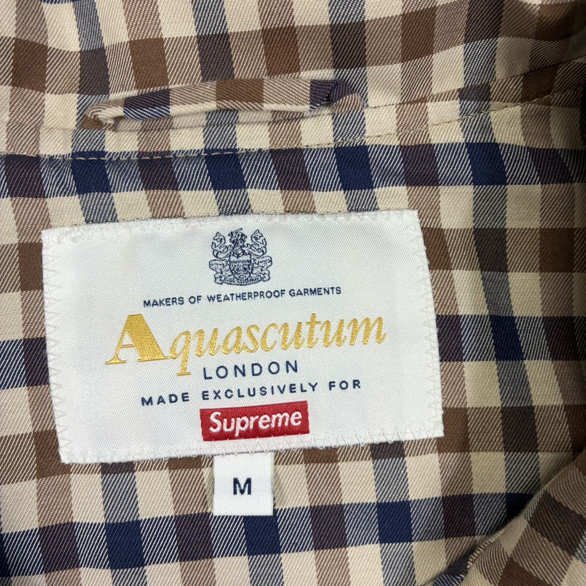 Aquascutum × Supreme FW16 Supreme x Aquascutum Waterproof Jacket Plaid Size M Size US M / EU 48-50 / 2 - 9 Thumbnail