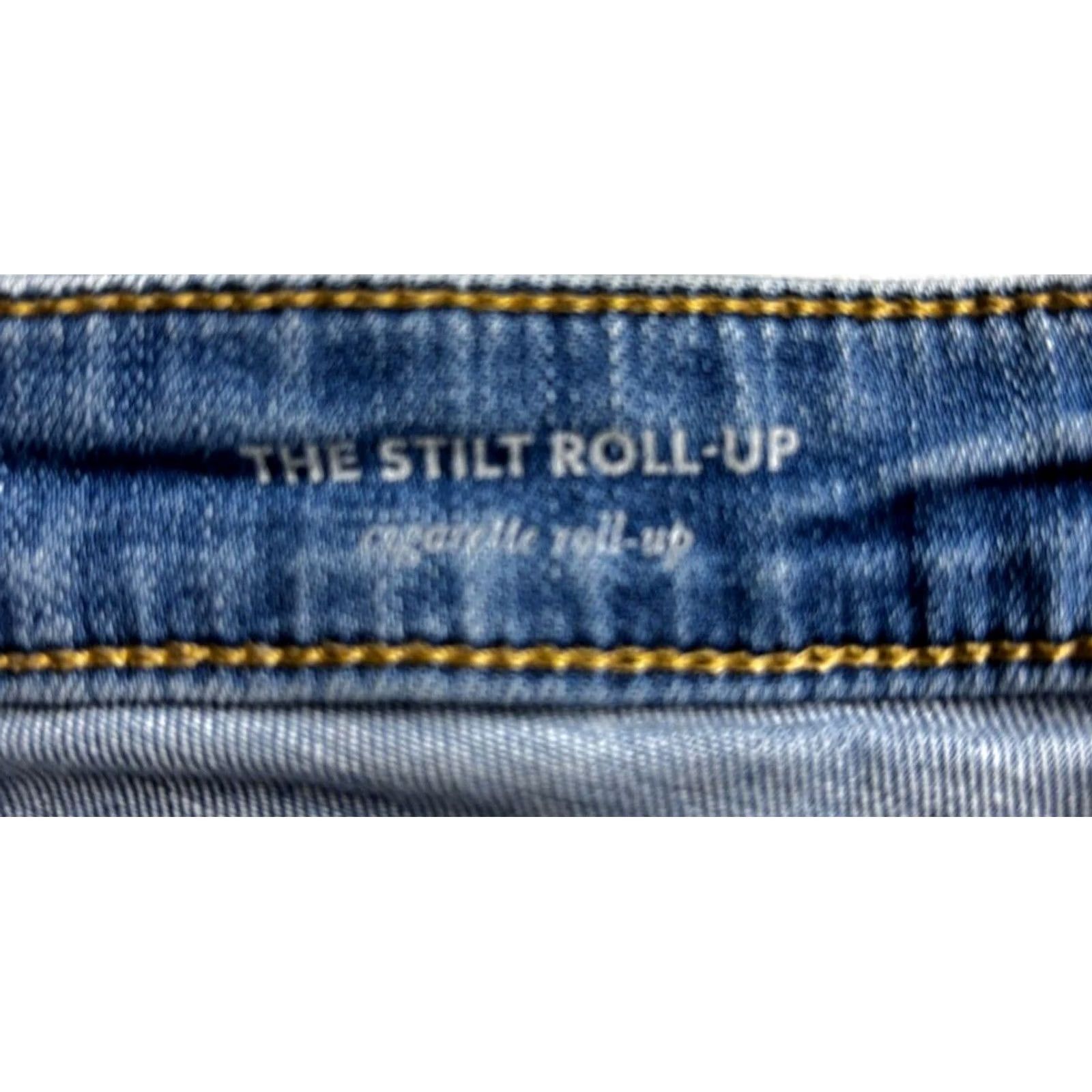 Vintage AG Adriano Goldschmied Jeans Women Blue Distressed Skinny Cigarette Size 27 Fit(28x26) Size 27" / US 4 / IT 40 - 3 Thumbnail