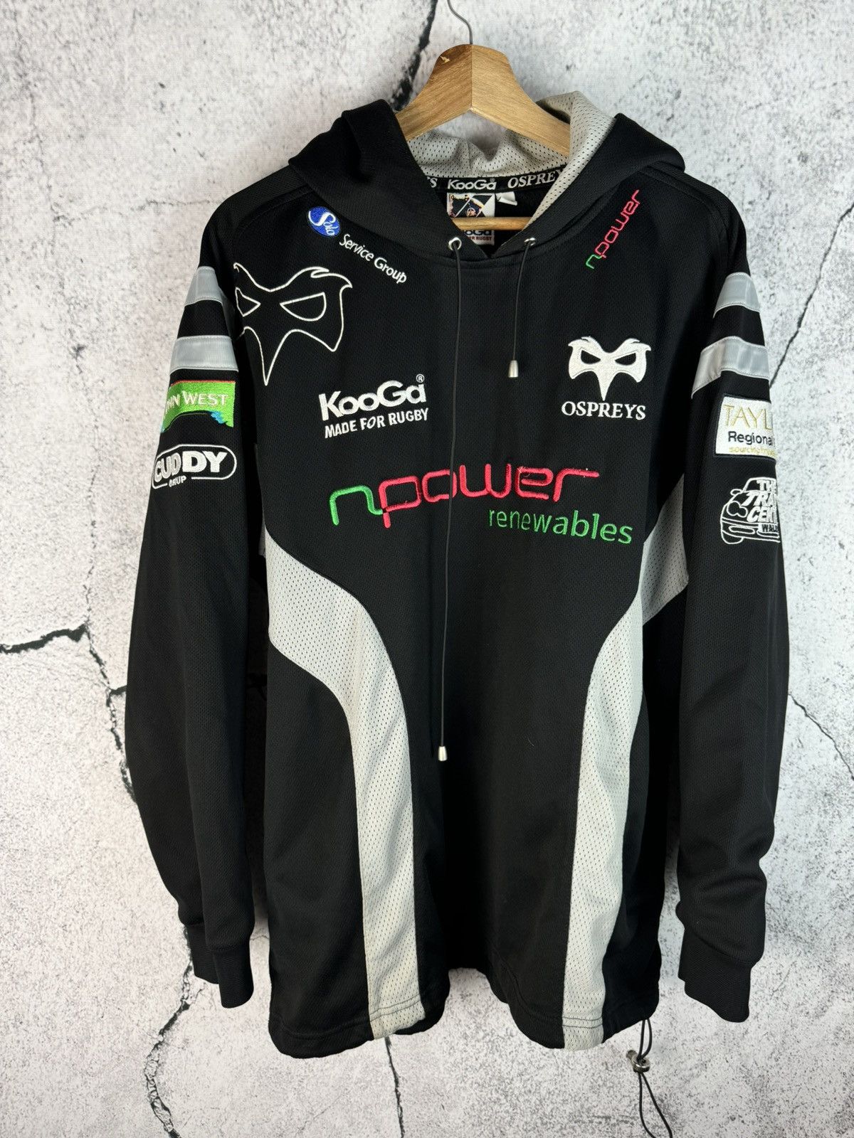 Other Ospreys Rugby Union KooGa vintage Hoodie Size US XL / EU 56 / 4 - 1 Thumbnail