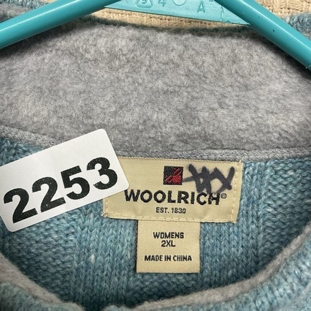 Woolrich Woolen Mills Woolrich Aquifer Heather Zip MockNeck Sweater Women Size 2XL Size XXL / US 16-18 / IT 52-54 - 2 Thumbnail