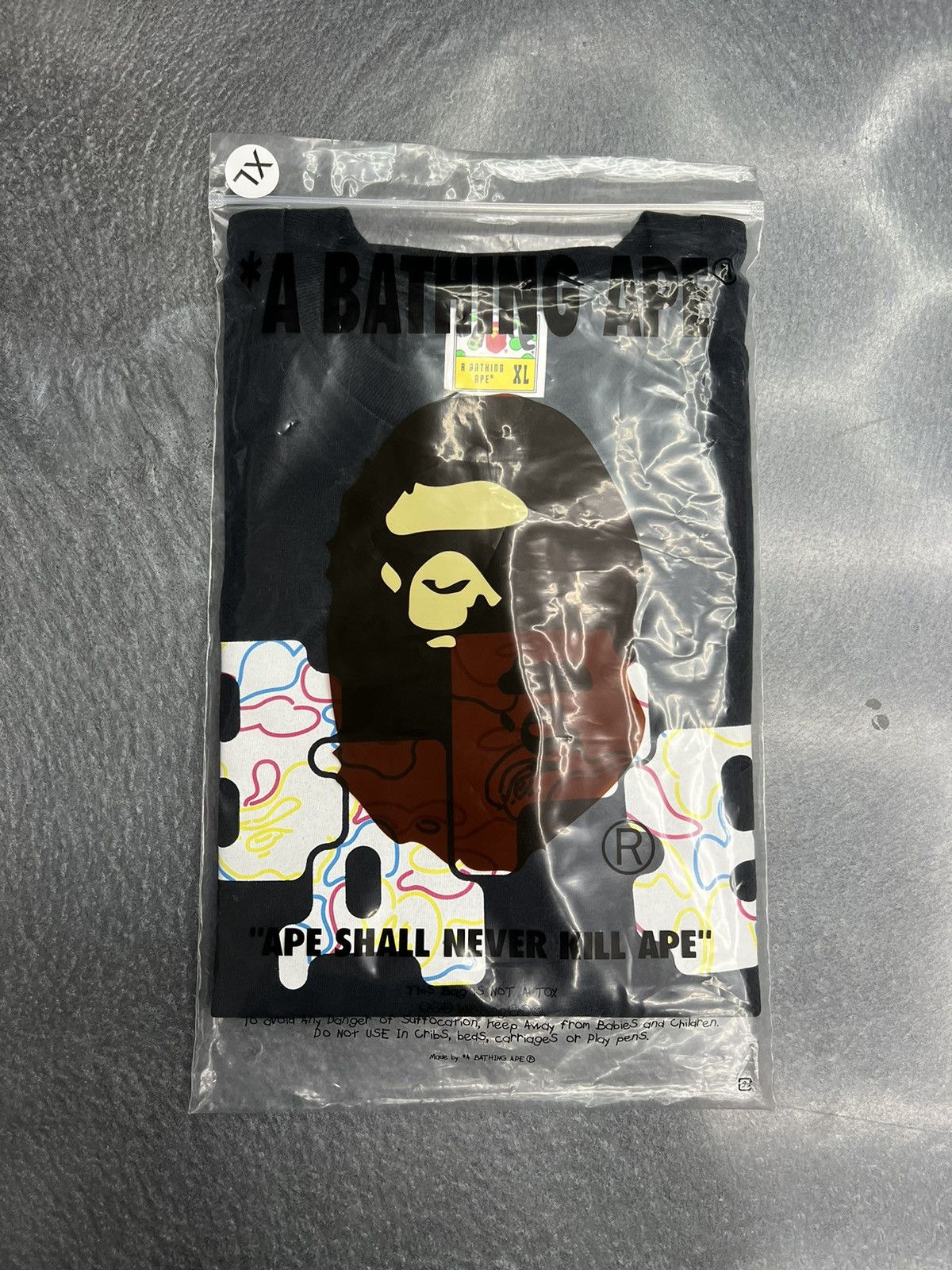 Bape Bape Neon Camo T-Shirt Size US XL / EU 56 / 4 - 6 Thumbnail