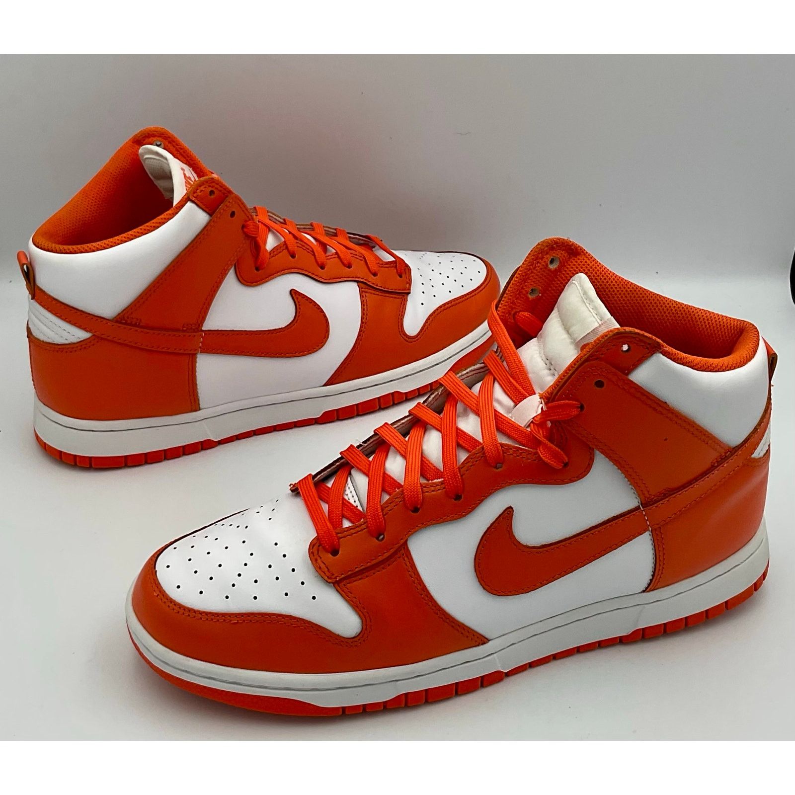 Nike Nike Dunk Hi Retro Orange White Syracuse DD1399-101 Sz 11 Size US 11 / EU 44 - 2 Thumbnail