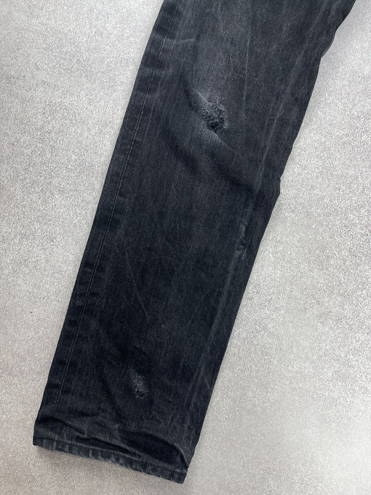 Tellason Vintage Tellason Selvedge Distressed Denim Jeans Size 33 Size US 33 - 5 Thumbnail