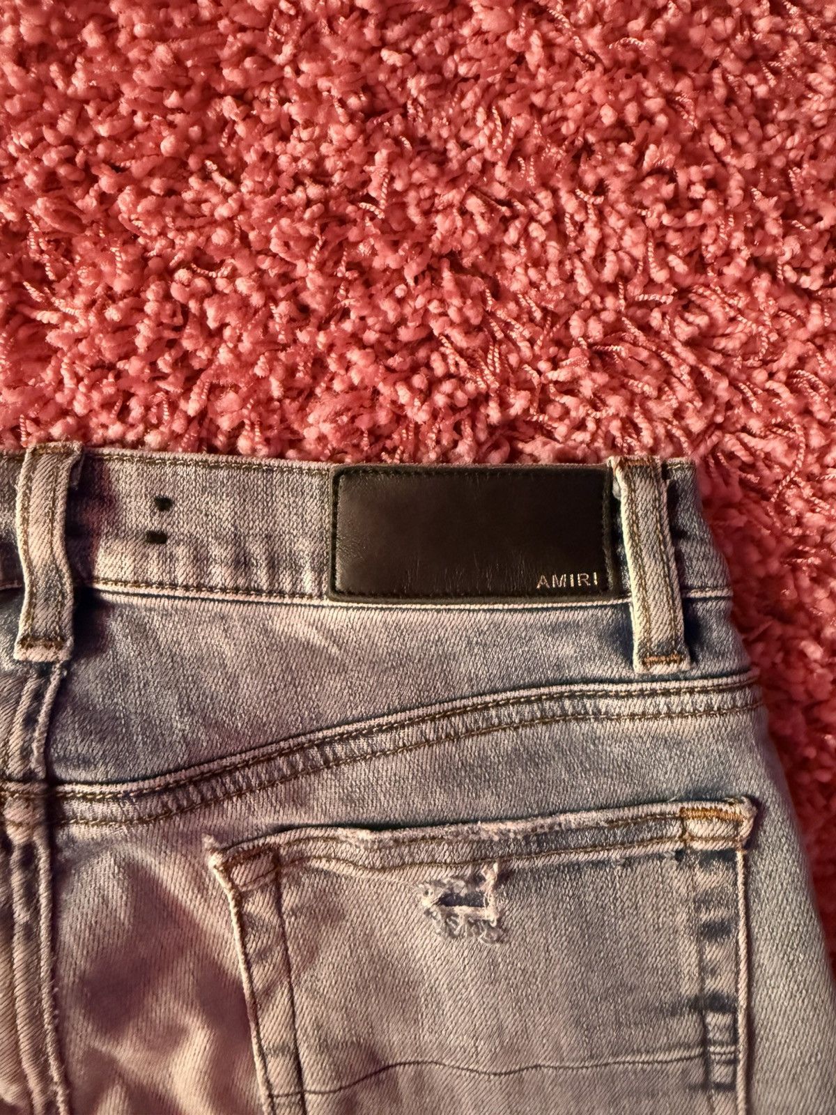 Amiri AMIRI skinny blue jeans Women's size 26 Size 26" / US 2 / IT 38 - 3 Thumbnail