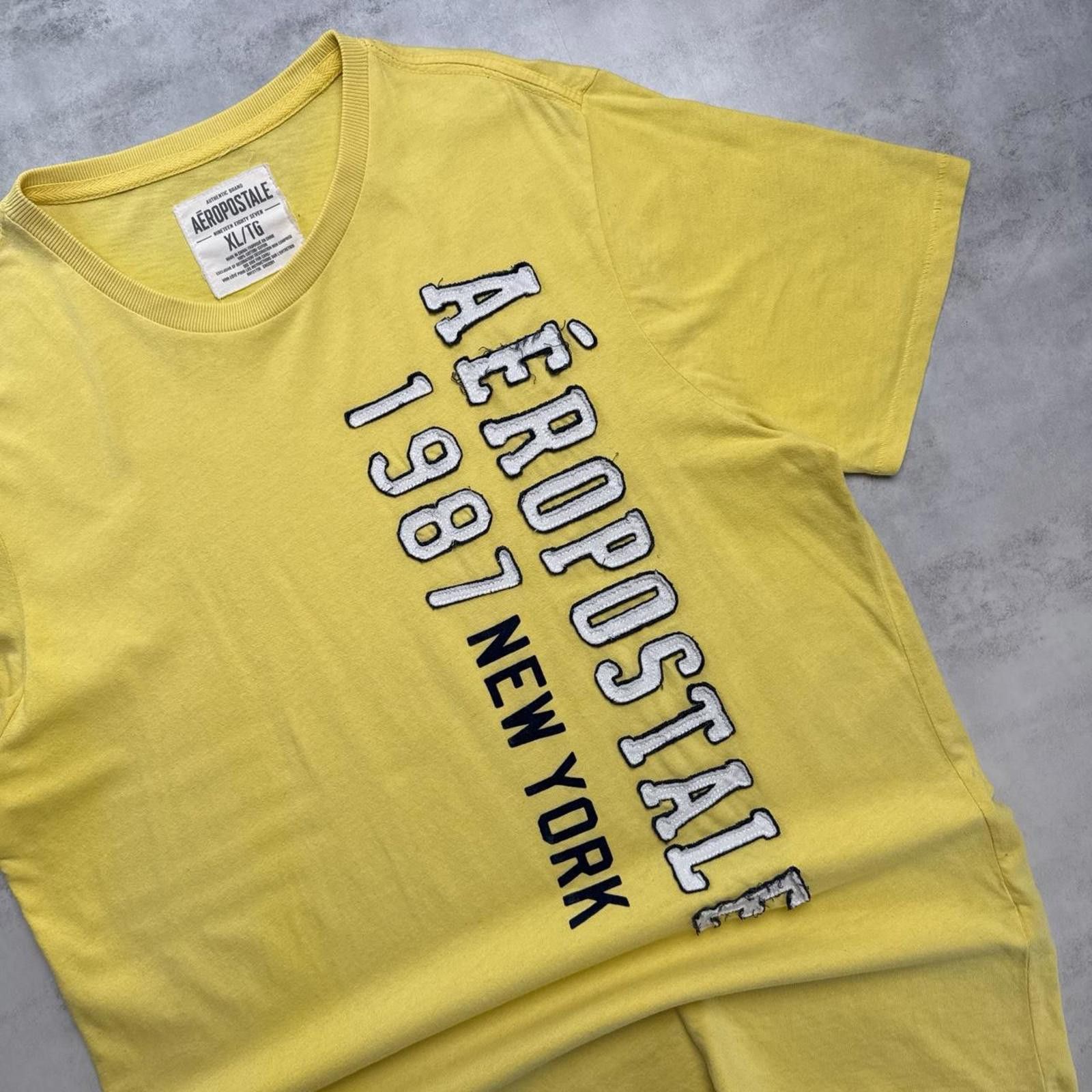 Aeropostale Y2K Aeropostale 00s Yellow T shirt Size US XL / EU 56 / 4 - 2 Thumbnail