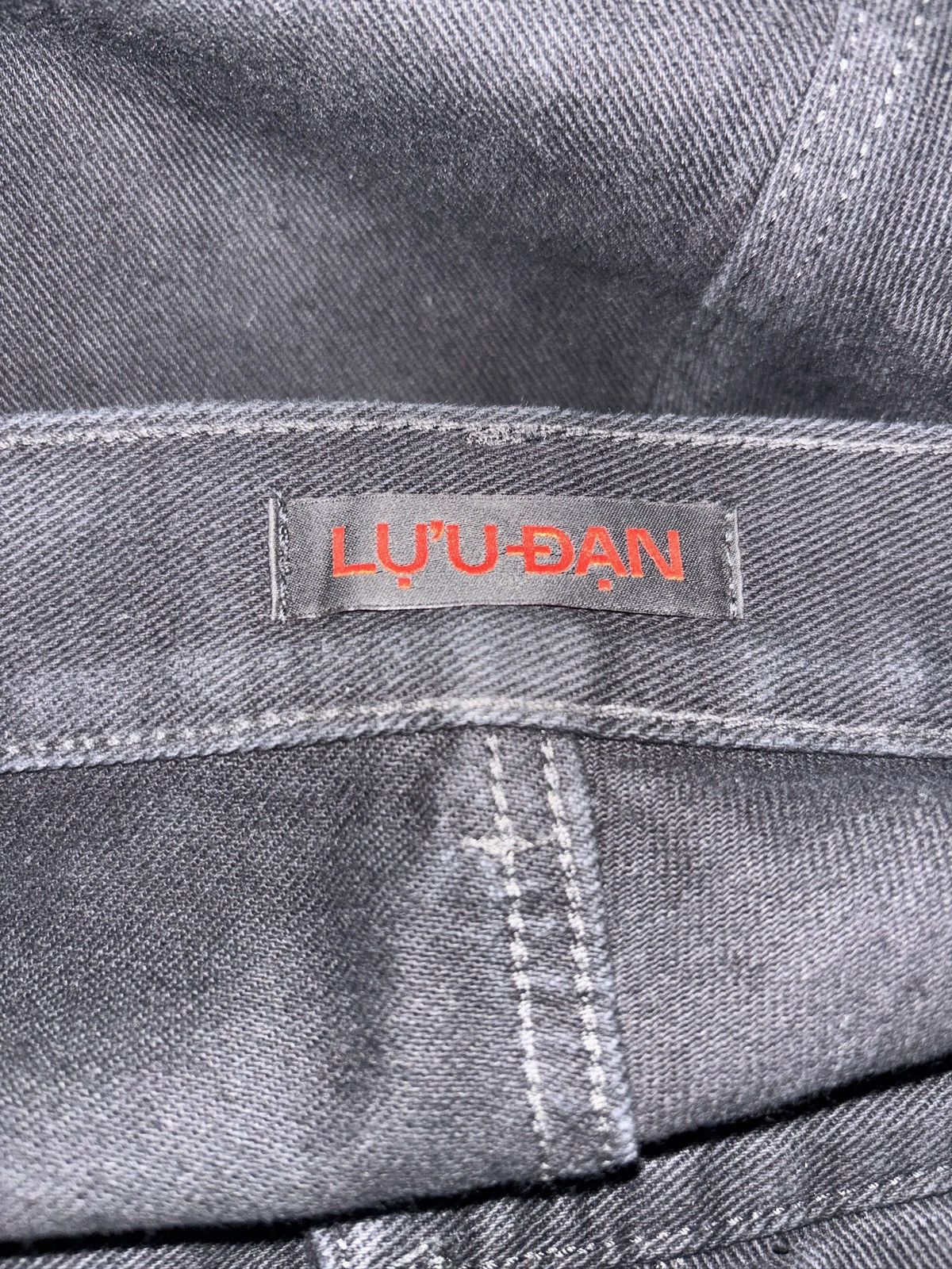 LUU DAN Black Side Zip Jeans Size US 36 / EU 52 - 3 Thumbnail