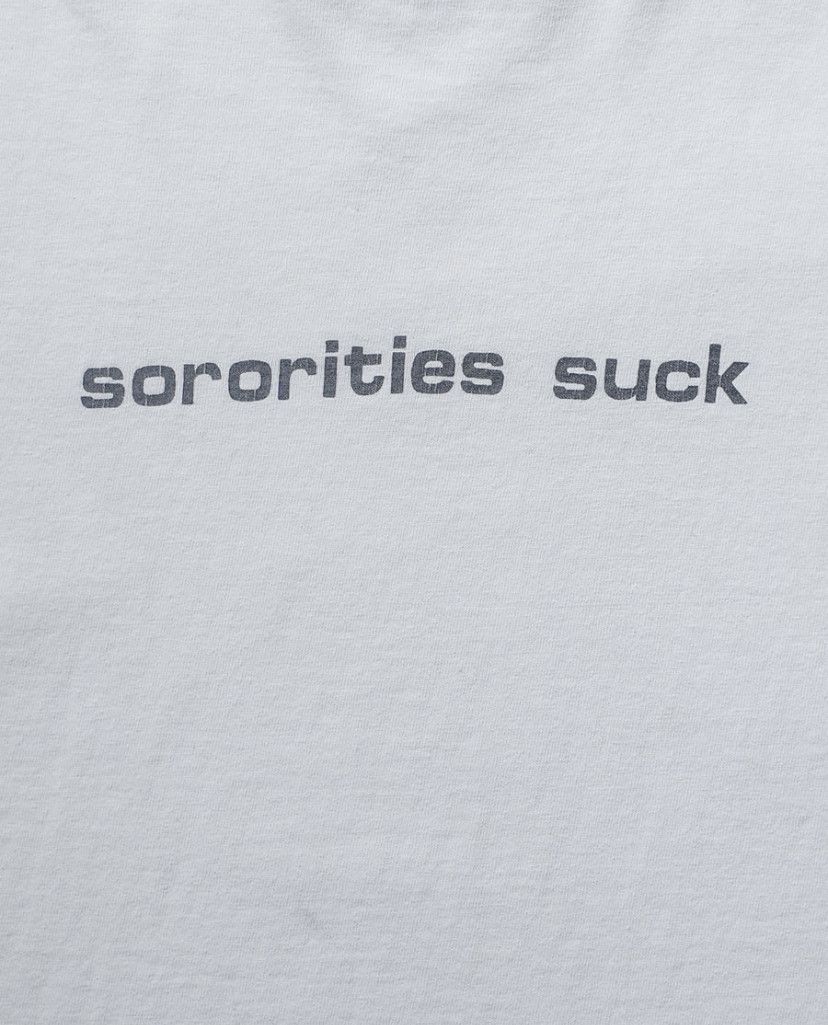 Vintage 1990S "SORORITIES SUCK" TEE Size US L / EU 52-54 / 3 - 2 Thumbnail