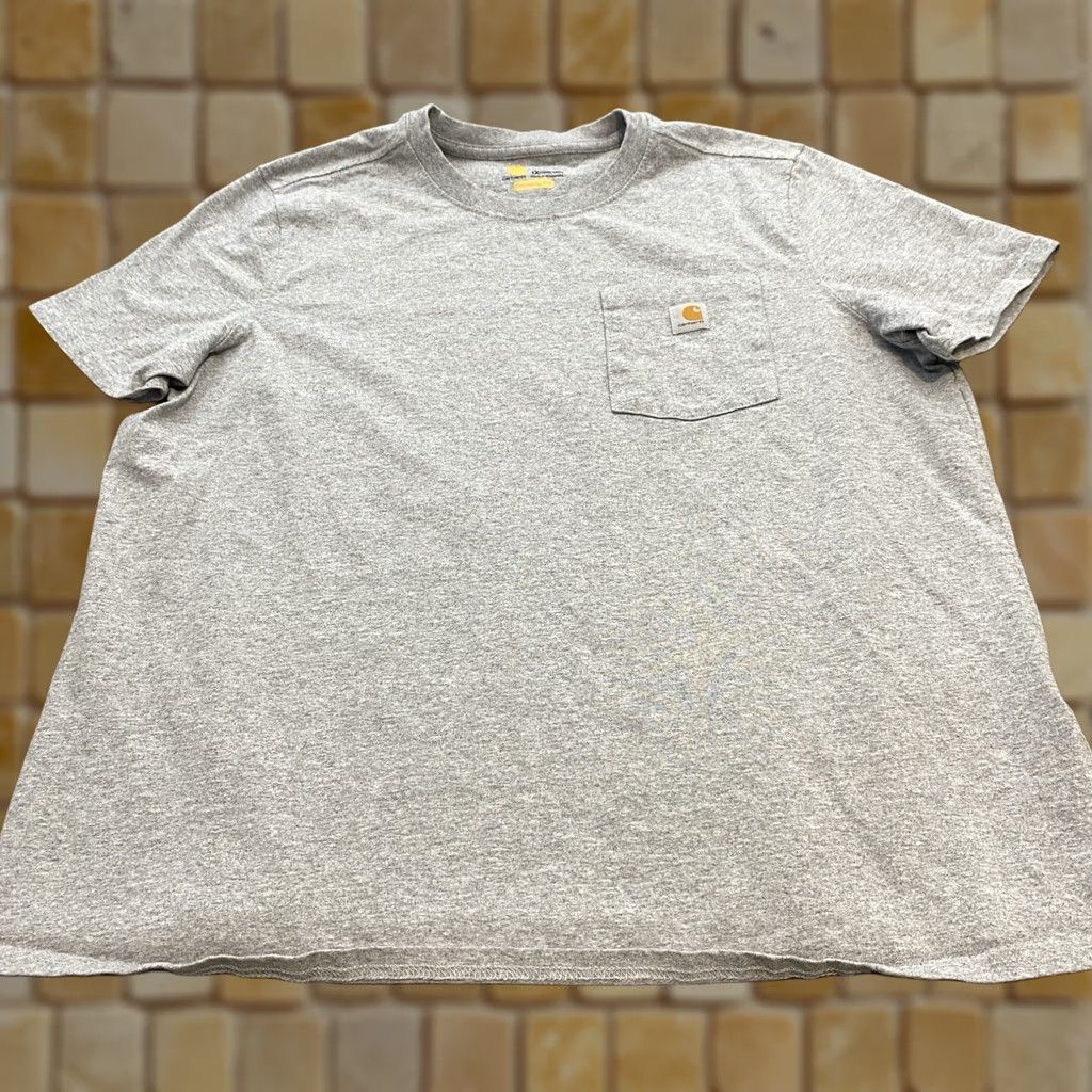 Carhartt Carhartt T-Shirt Women's 1X 16/18W Heather Gray Loose Fit Short Sleeve 103067 Size XXL / US 16-18 / IT 52-54 - 1 Thumbnail