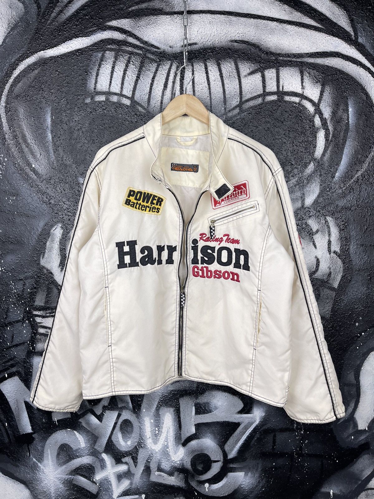 Vintage Harrison Gibson Racing Team Vintage Full Zip Light Jacket Size US XL / EU 56 / 4 - 5 Thumbnail