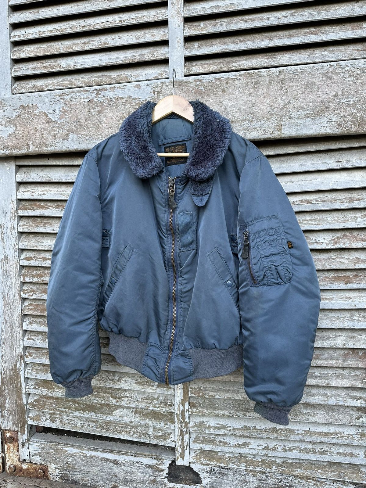 ★TYPE B-15C Alpha Industries Type B-15c US Navy Pilot Flyers Leather