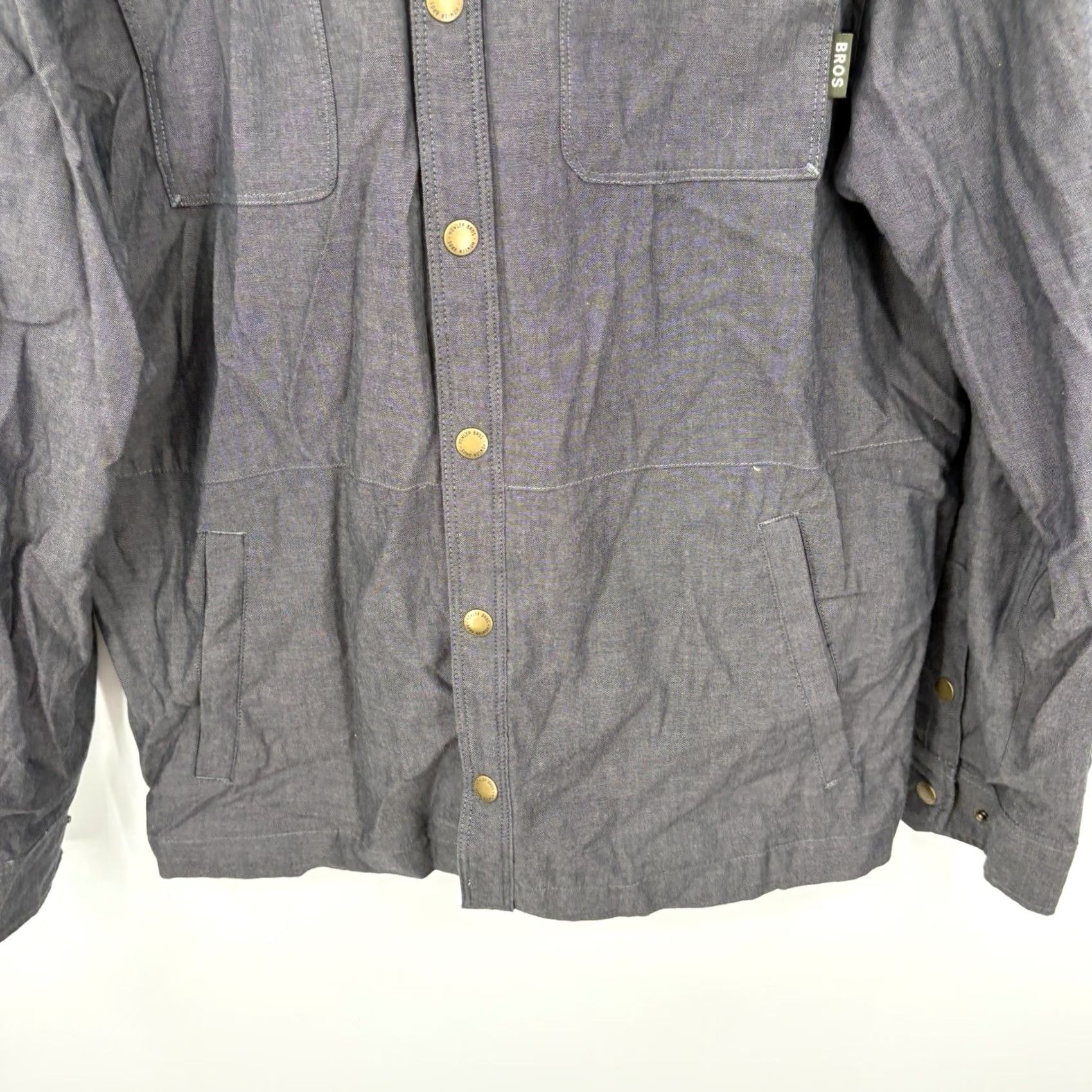 Vintage Howler Bros Emerger Tech Shirt Mens Medium Gray Long Sleeve Snap Vented Comfort Shirt Size US M / EU 48-50 / 2 - 5 Thumbnail